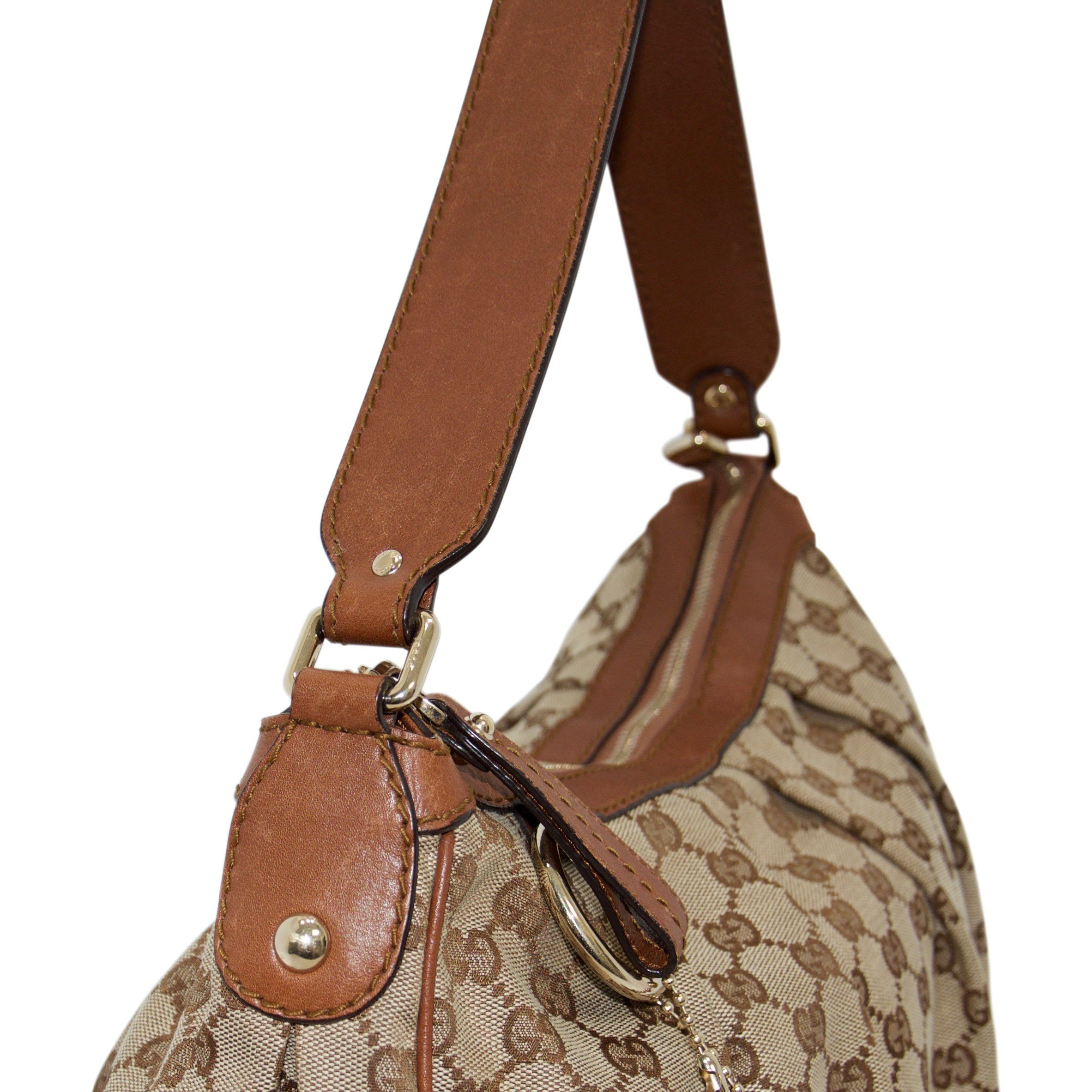 Gucci Medium GG Canvas Sukey Tote