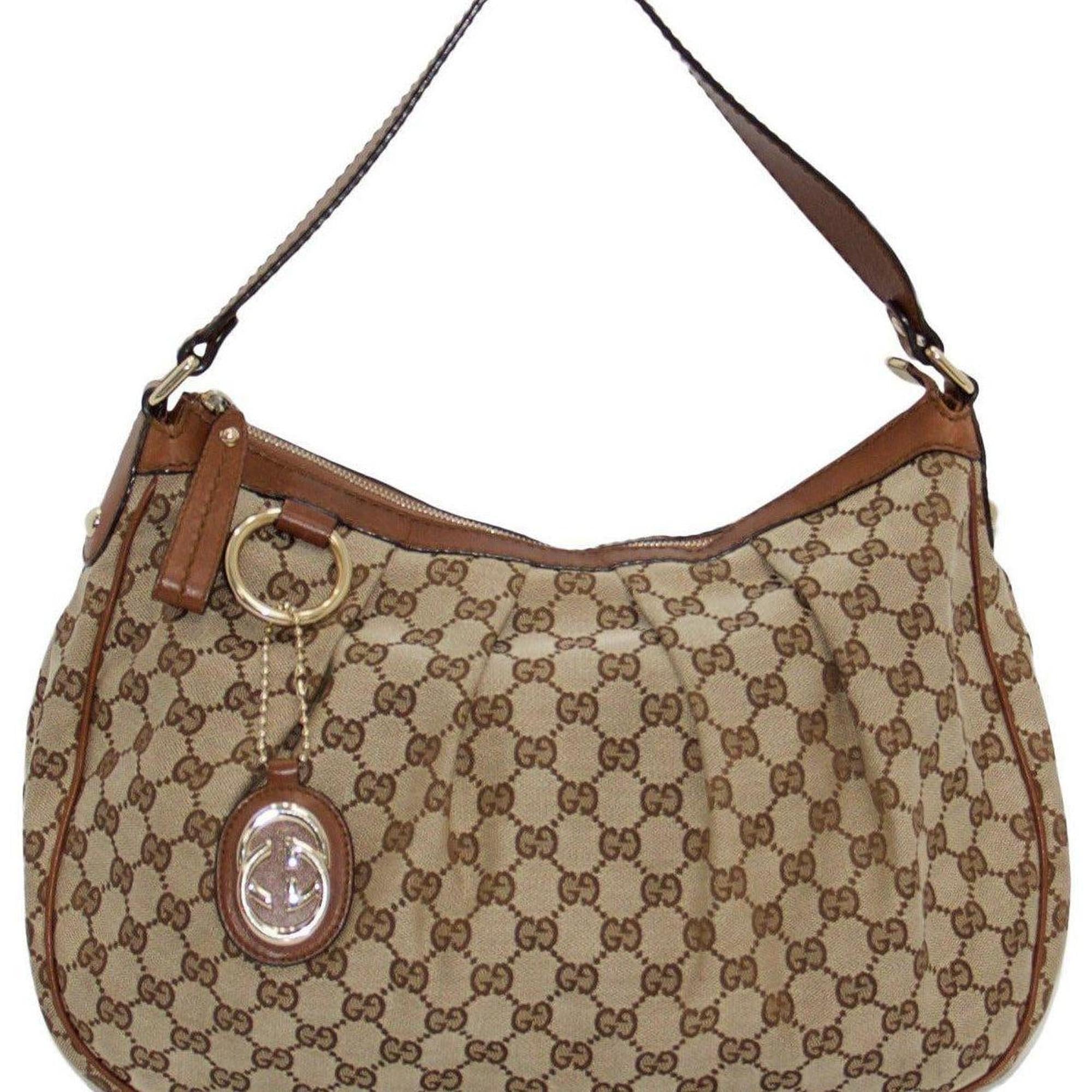 Gucci Medium GG Canvas Sukey Tote