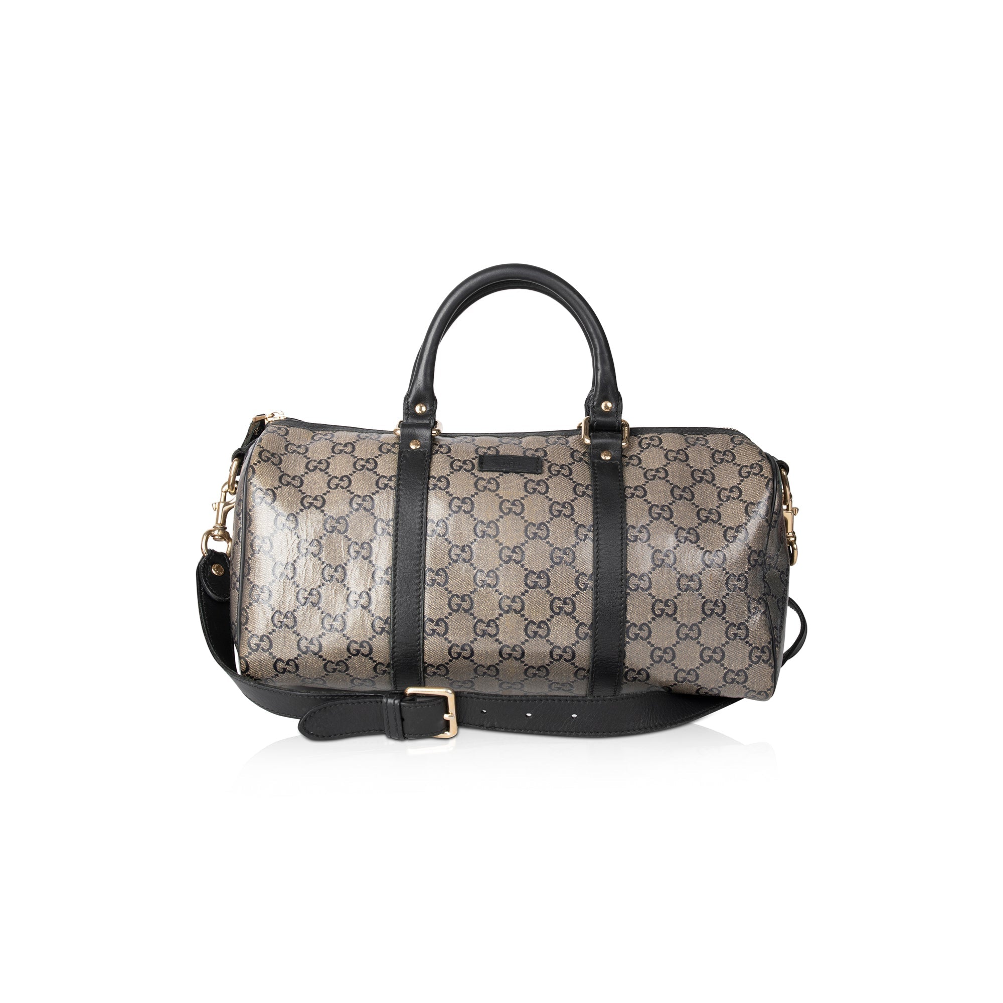 Gucci Medium GG Crystal Joy Boston Bag w/ Strap