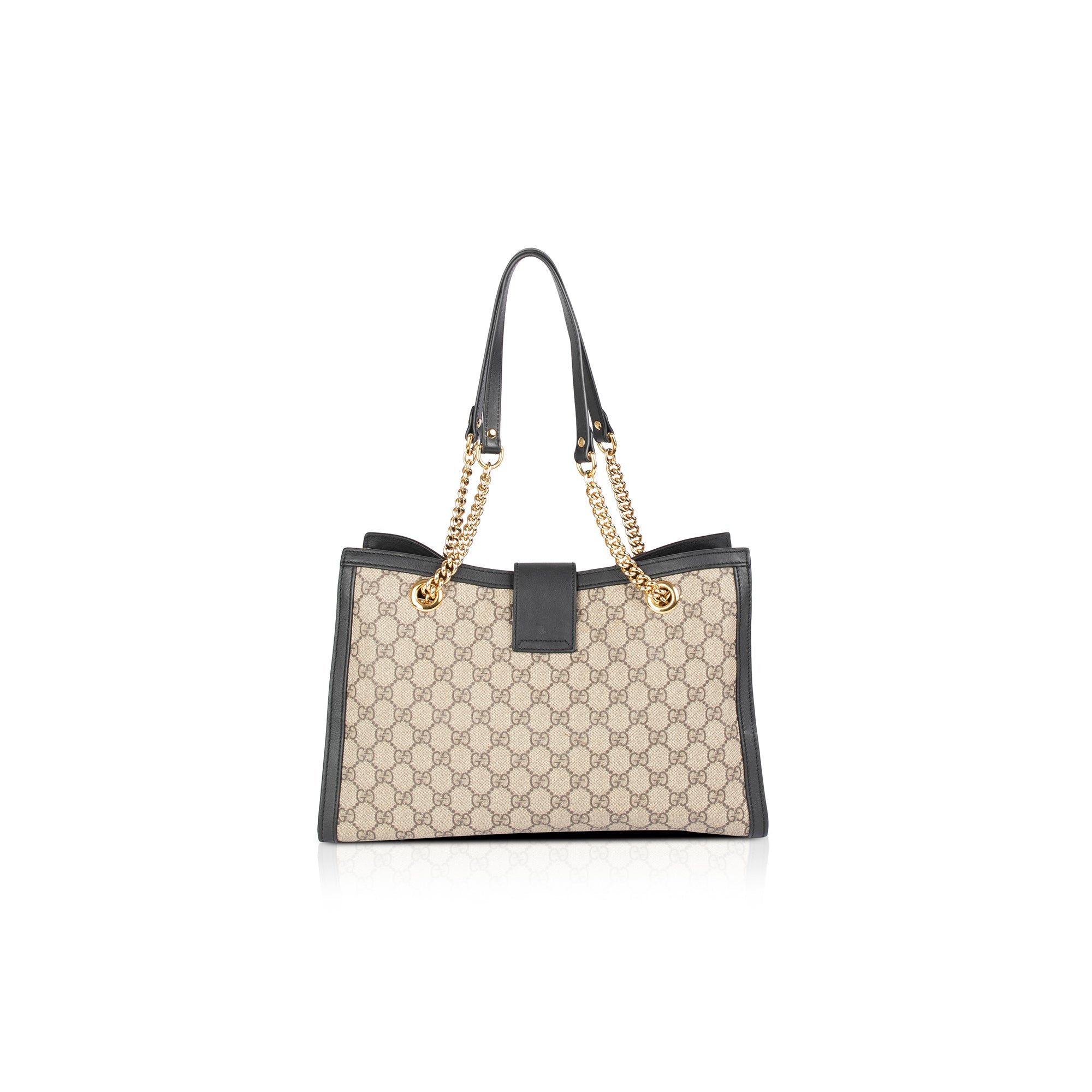 Gucci Medium GG Supreme Padlock Shoulder Bag