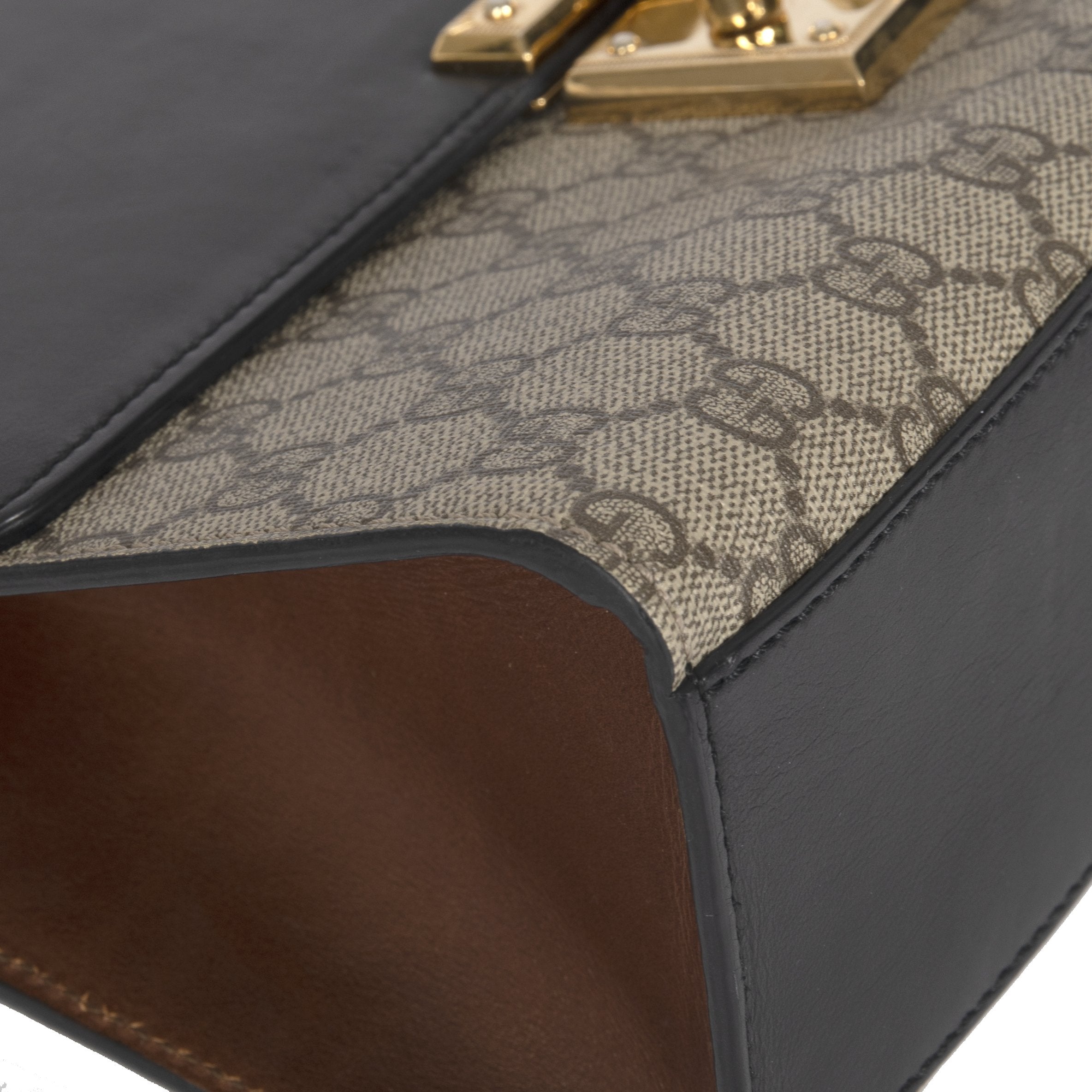 Gucci Medium GG Supreme Padlock Shoulder Bag