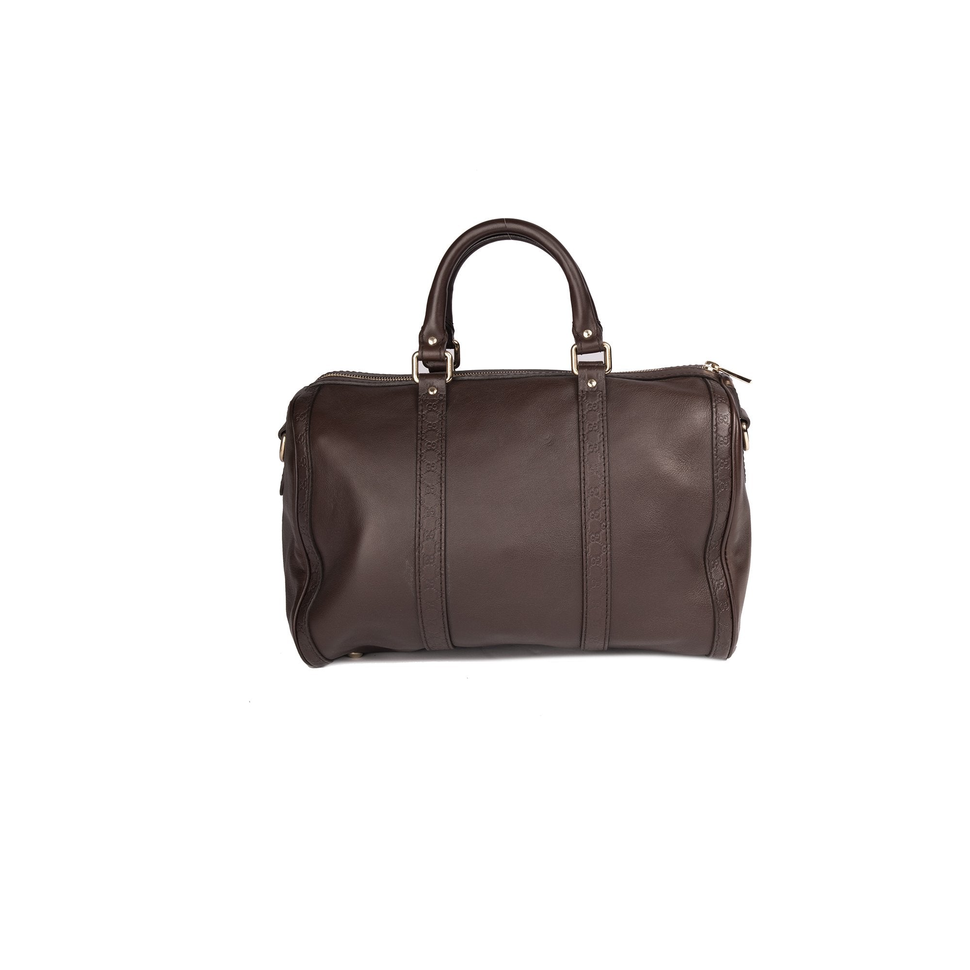 Gucci Medium Leather Joy Boston Bag w/ Strap