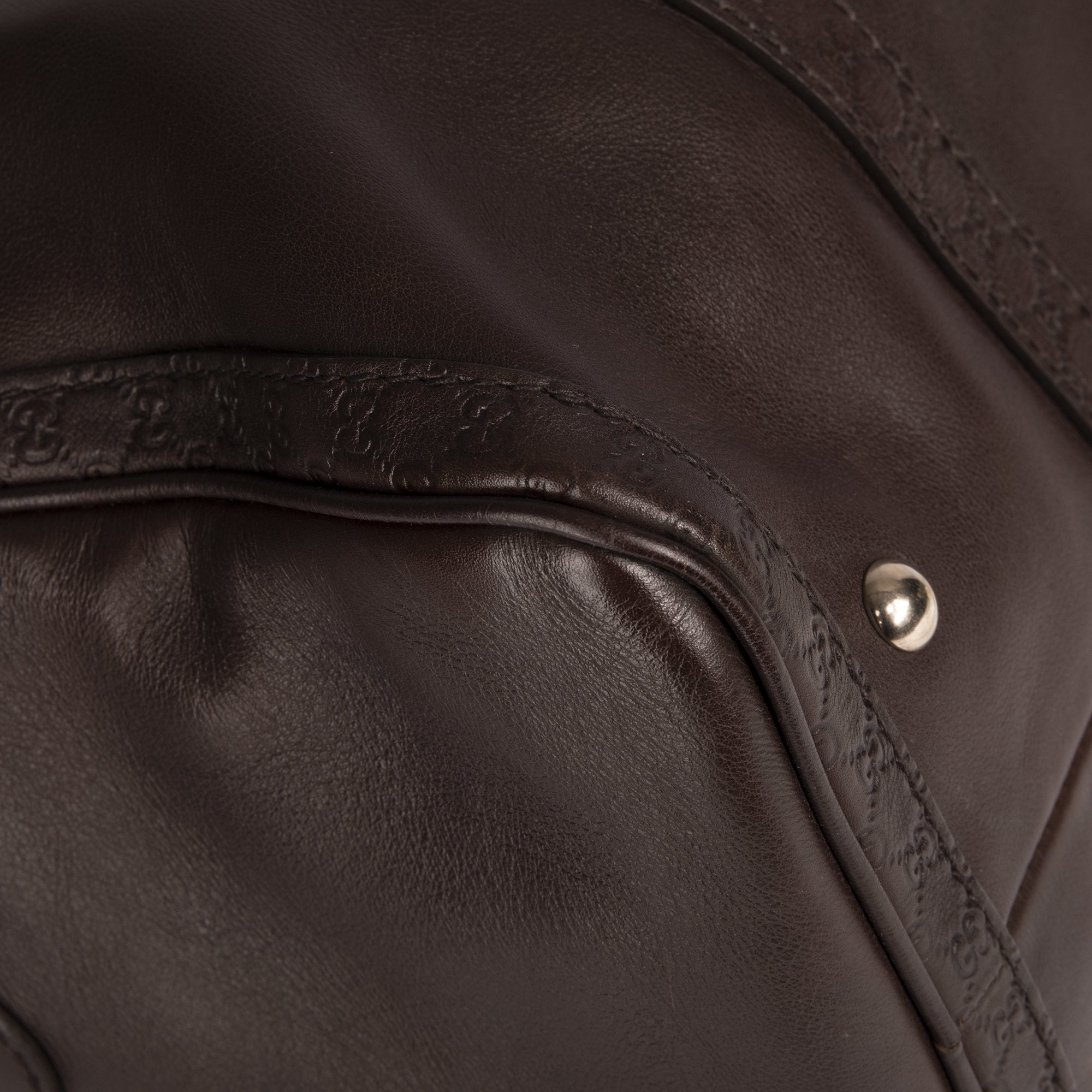 Gucci Medium Leather Joy Boston Bag w/ Strap