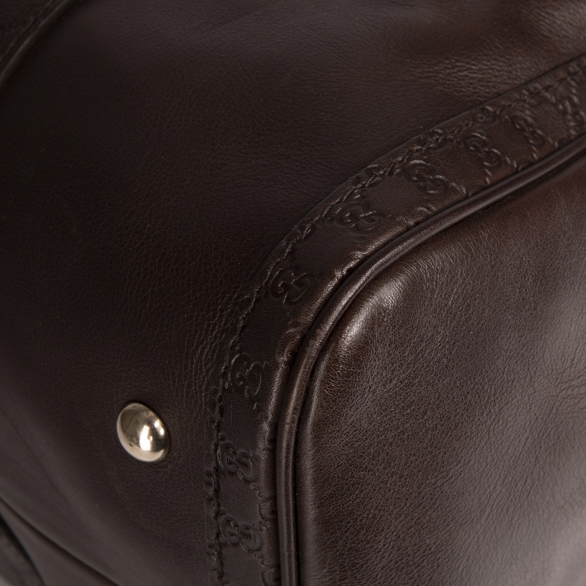 Gucci Medium Leather Joy Boston Bag w/ Strap