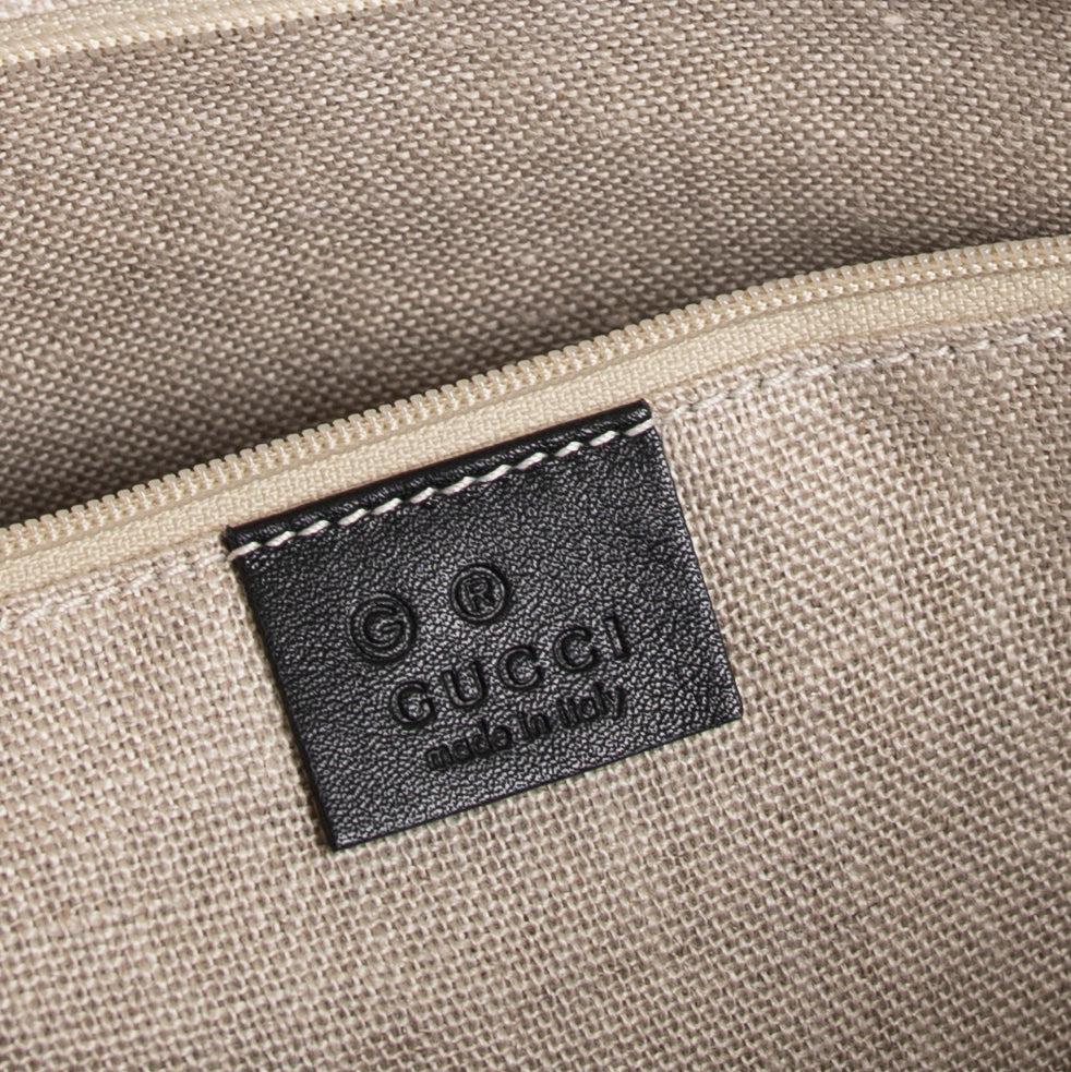 Gucci Medium Microguccissima Leather Convertible Satchel