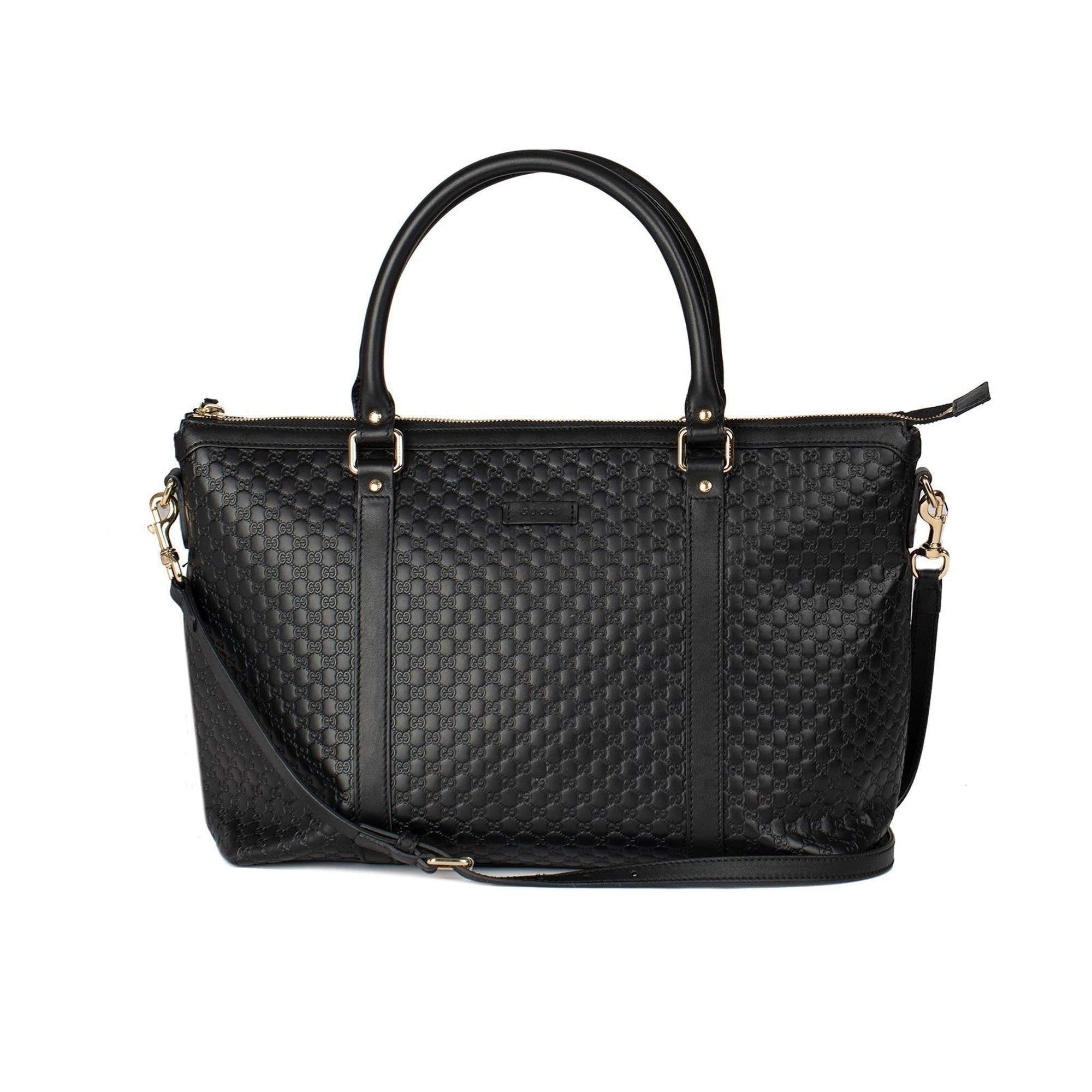 Gucci Medium Microguccissima Leather Convertible Satchel