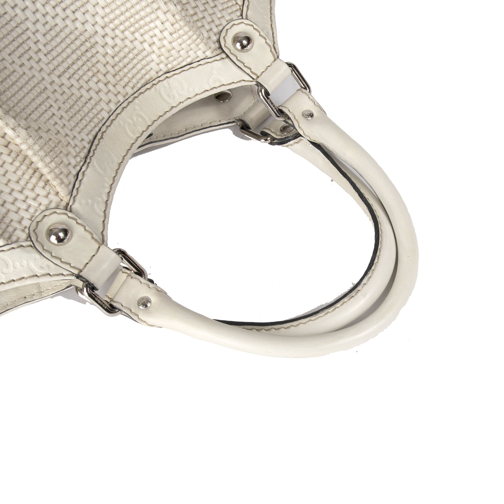 Gucci Medium Raffia Diamante Sukey Tote