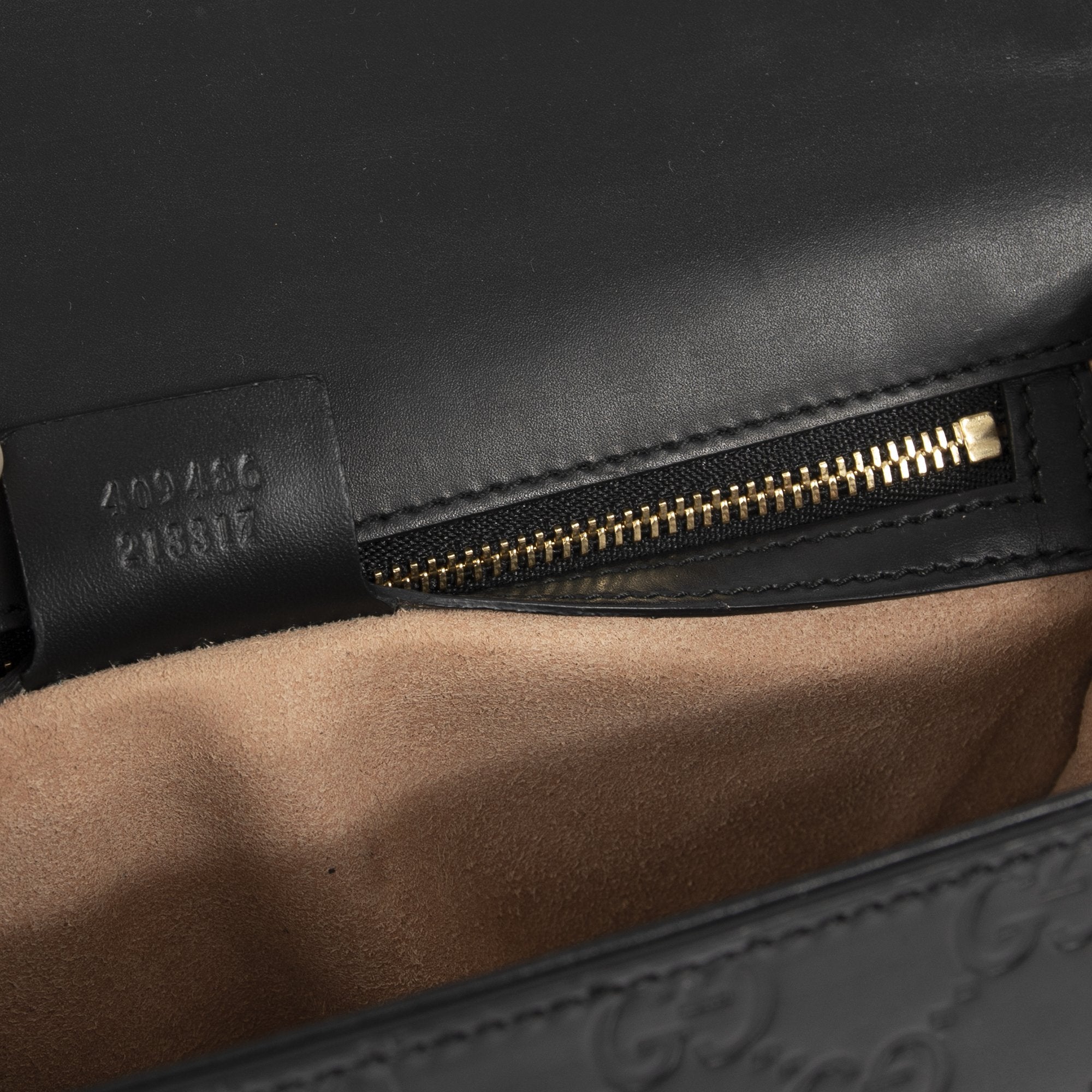 Gucci Medium Signature Padlock Shoulder Bag w/ Box