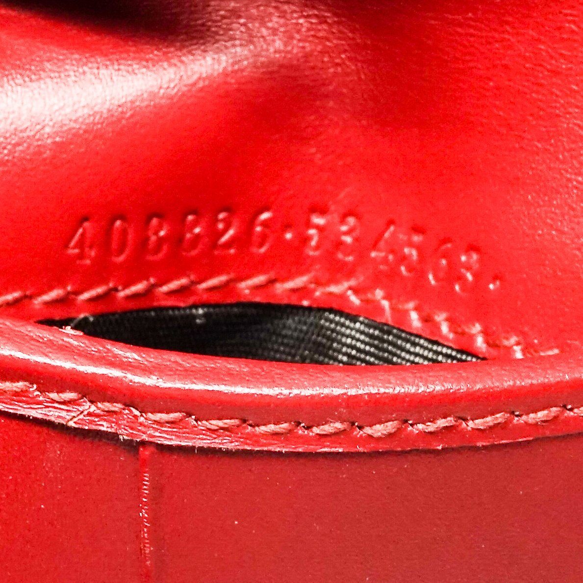 Gucci Men's Red Signature Web Wallet