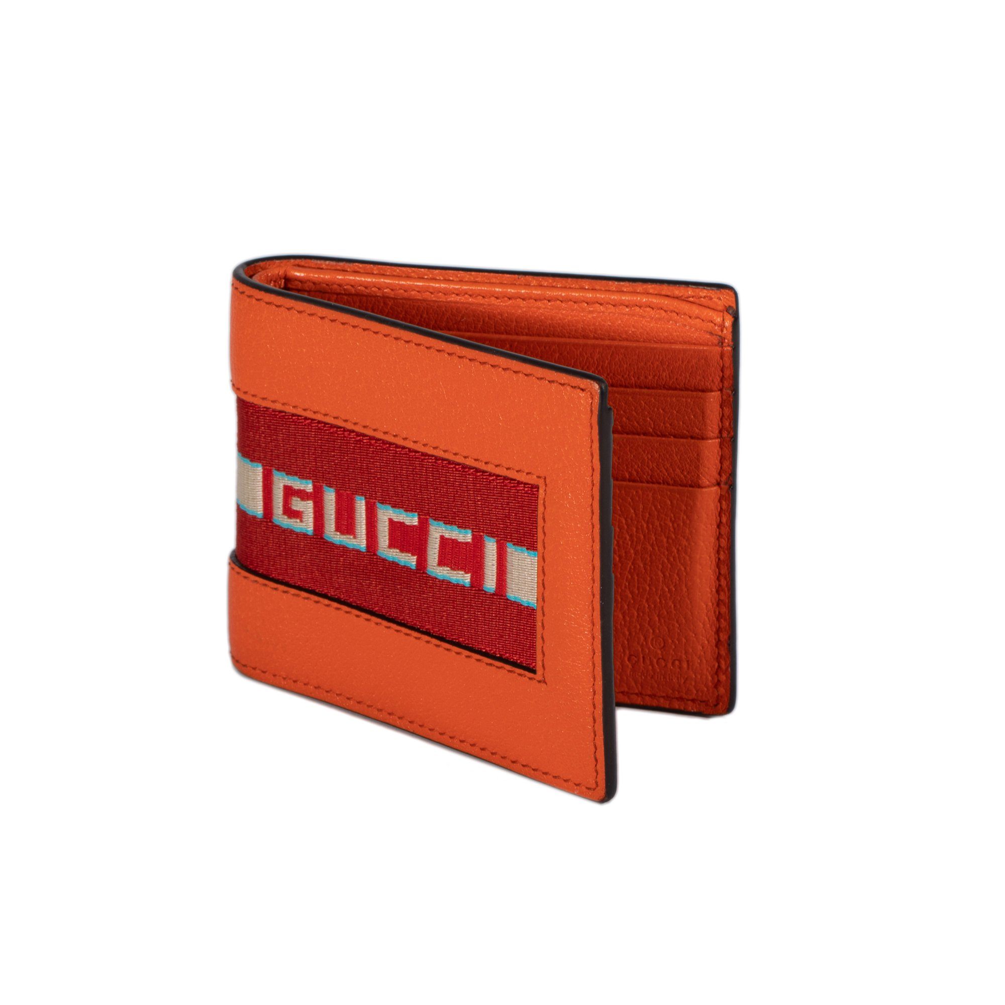 Gucci Men's Stripe Leather Wallet