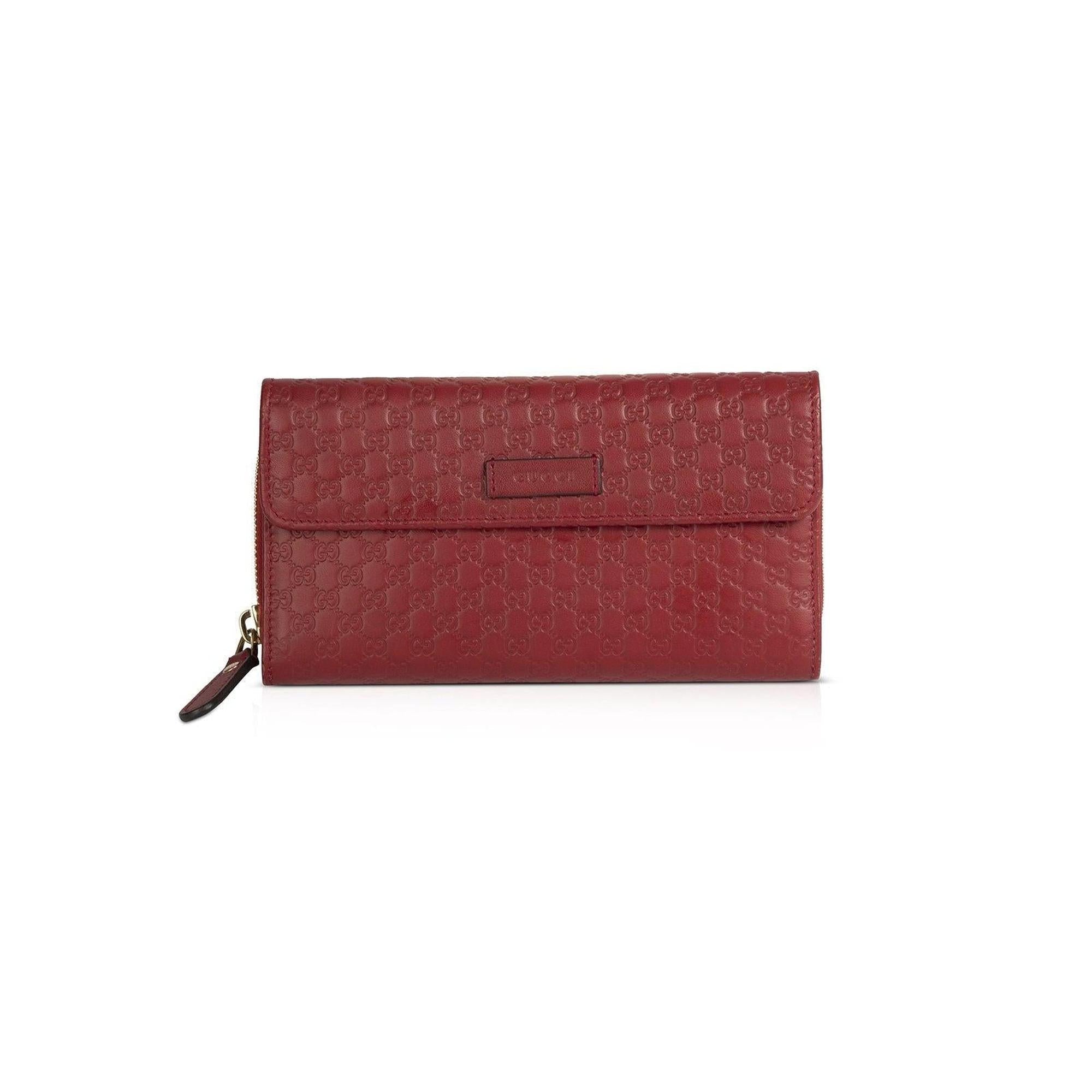Gucci Microguccissima Continental Flap Wallet