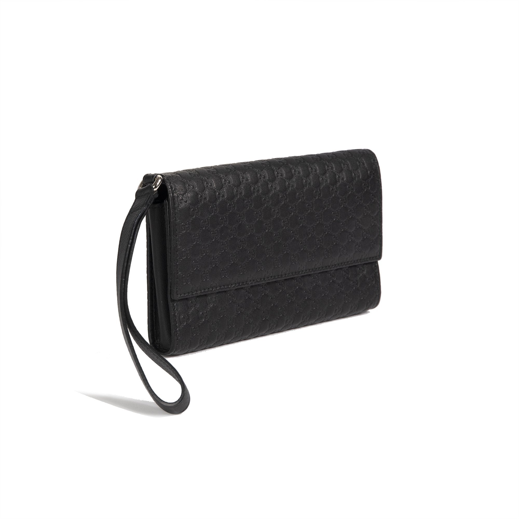 Gucci Microguccissima Travel Wristlet Wallet