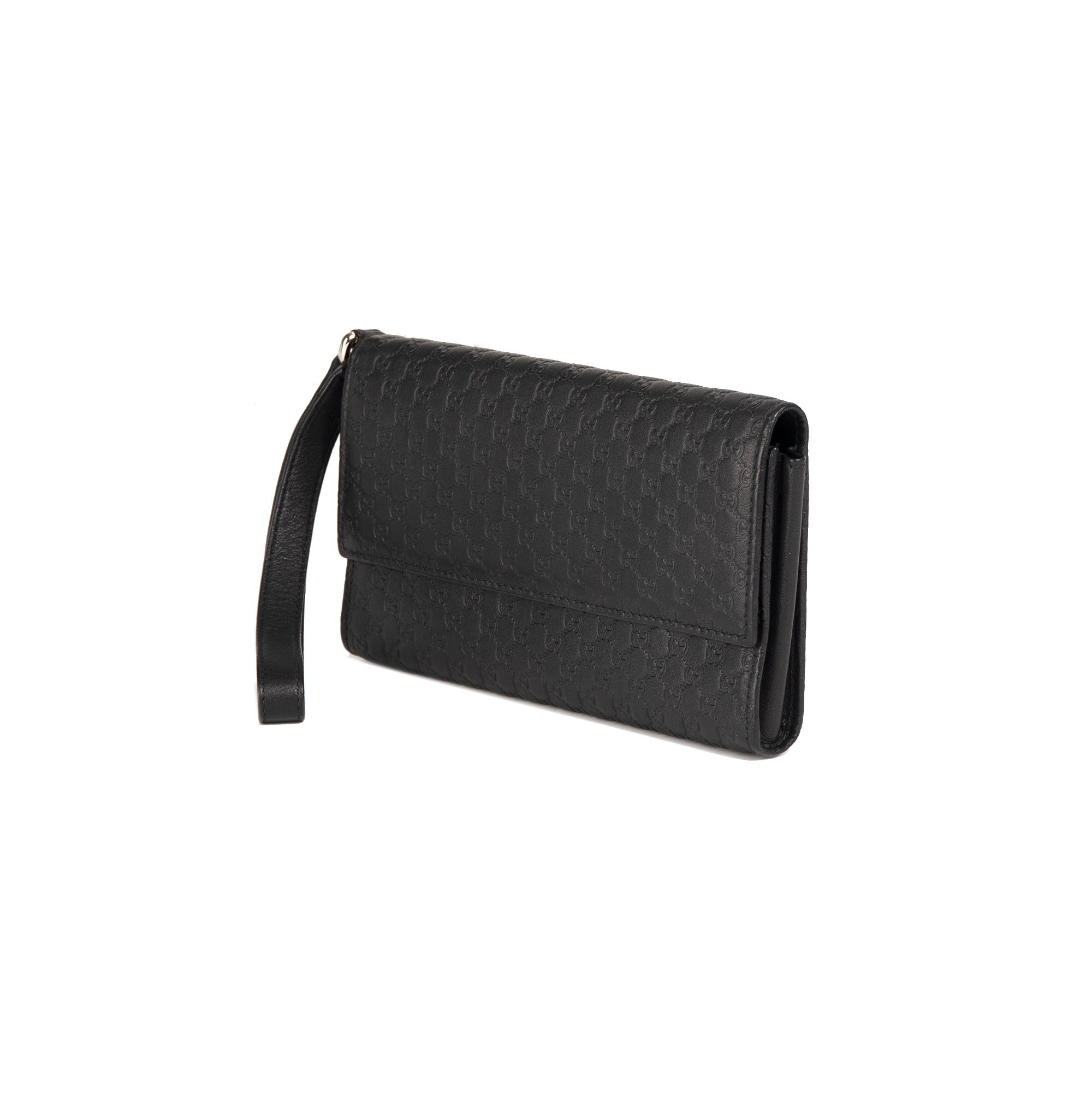 Gucci Microguccissima Travel Wristlet Wallet