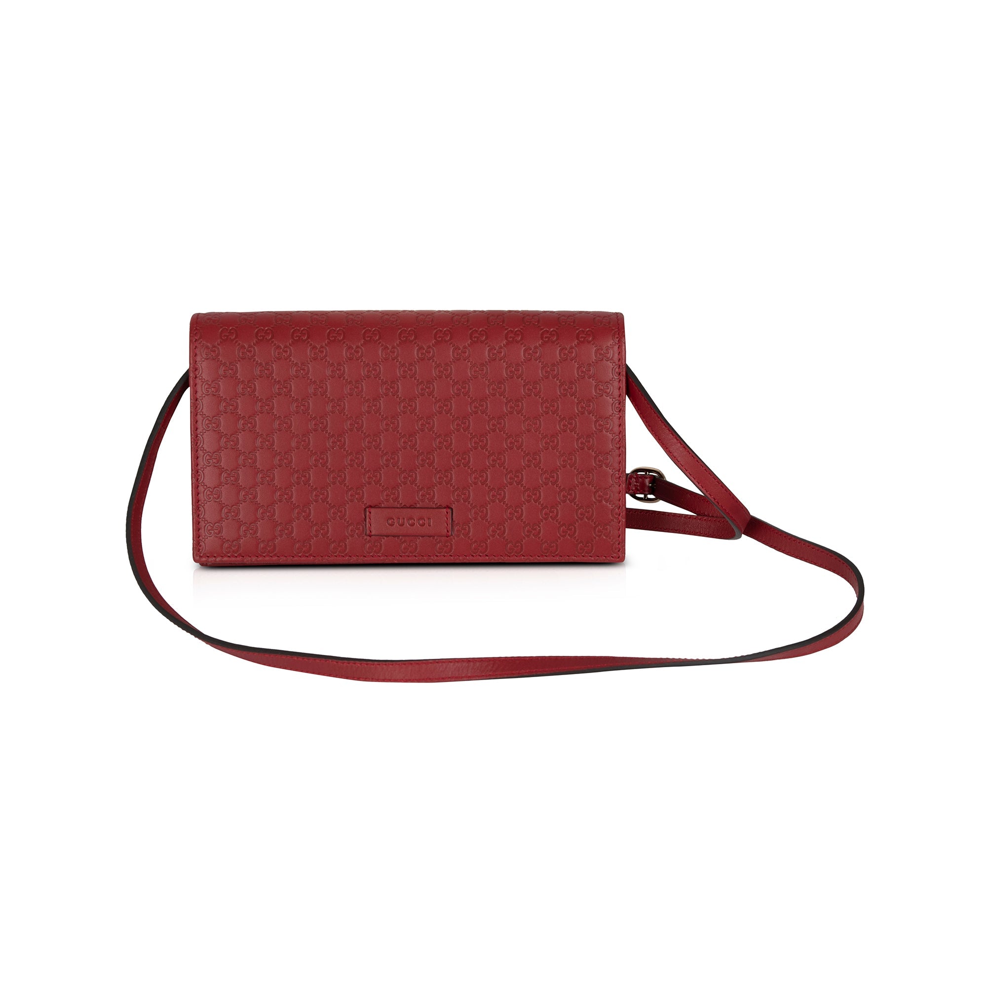 Gucci Microguccissima Wallet on Strap w/ Box