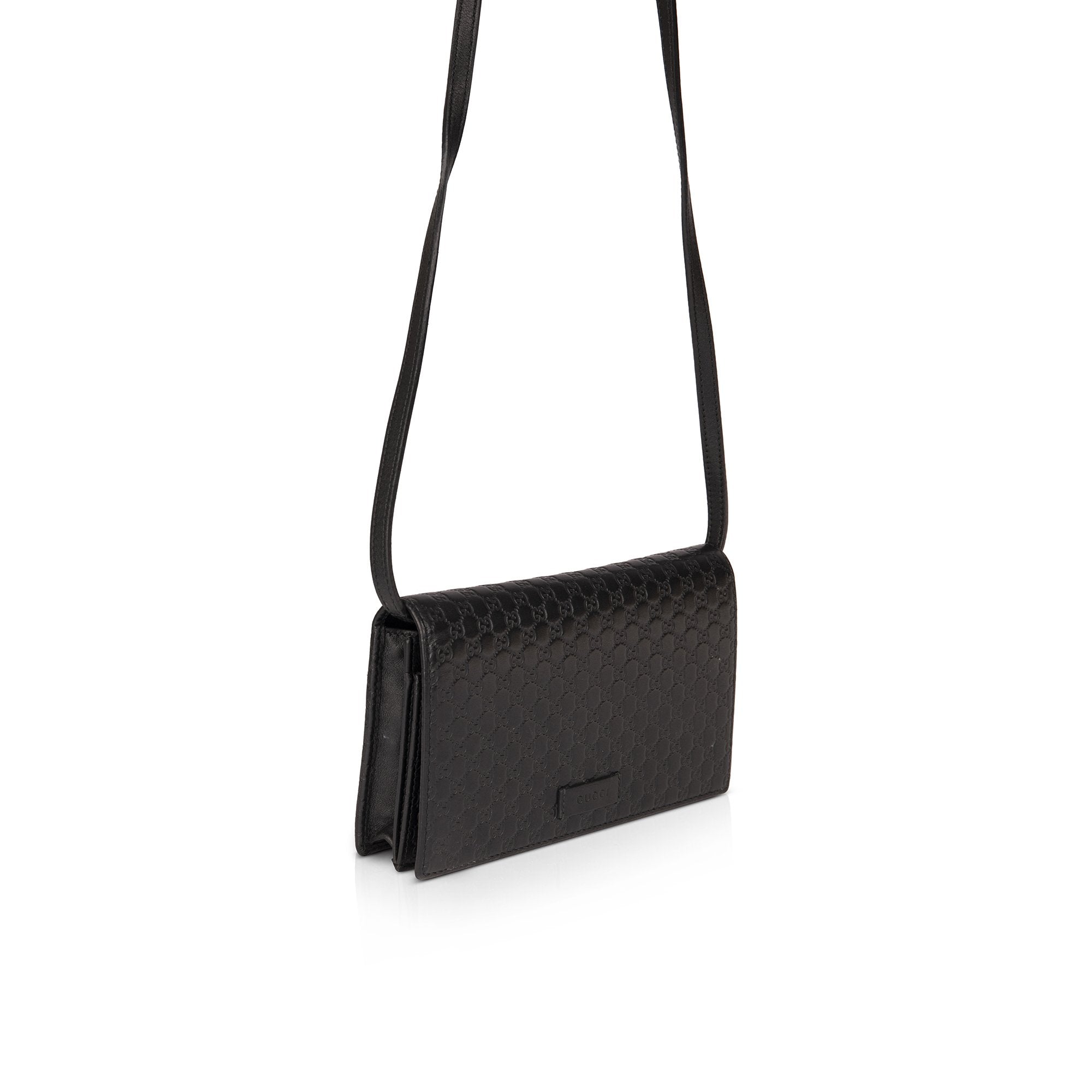 Gucci Microguccissima Wallet on Strap w/ Box