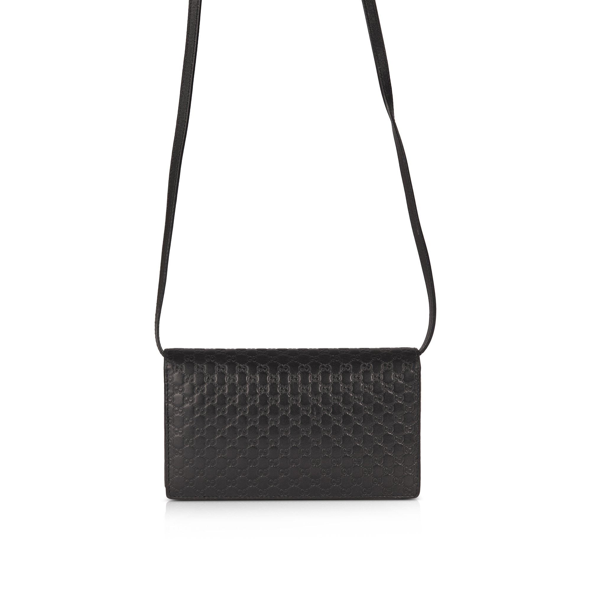 Gucci Microguccissima Wallet on Strap w/ Box