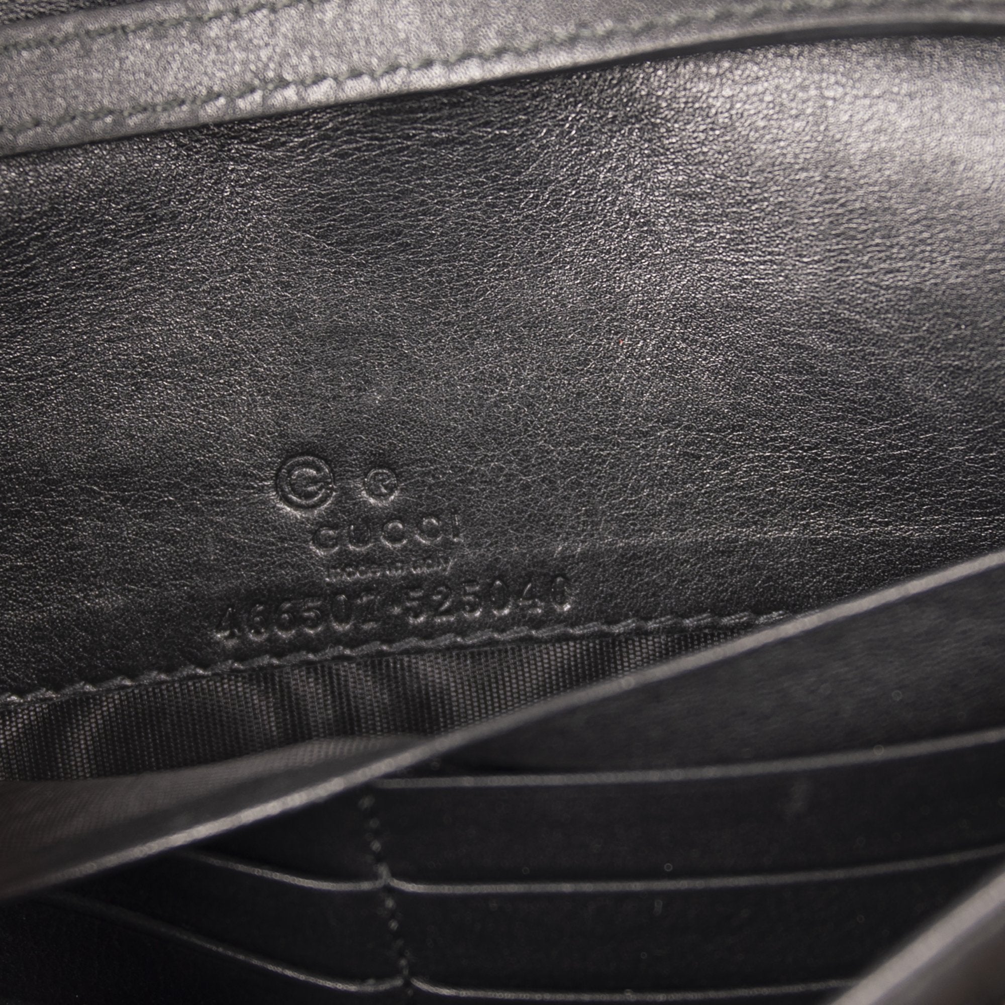 Gucci Microguccissima Wallet on Strap w/ Box