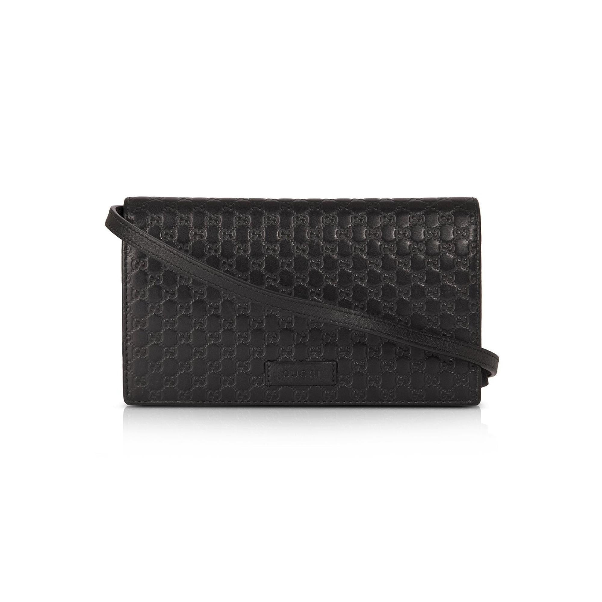 Gucci Microguccissima Wallet on Strap w/ Box