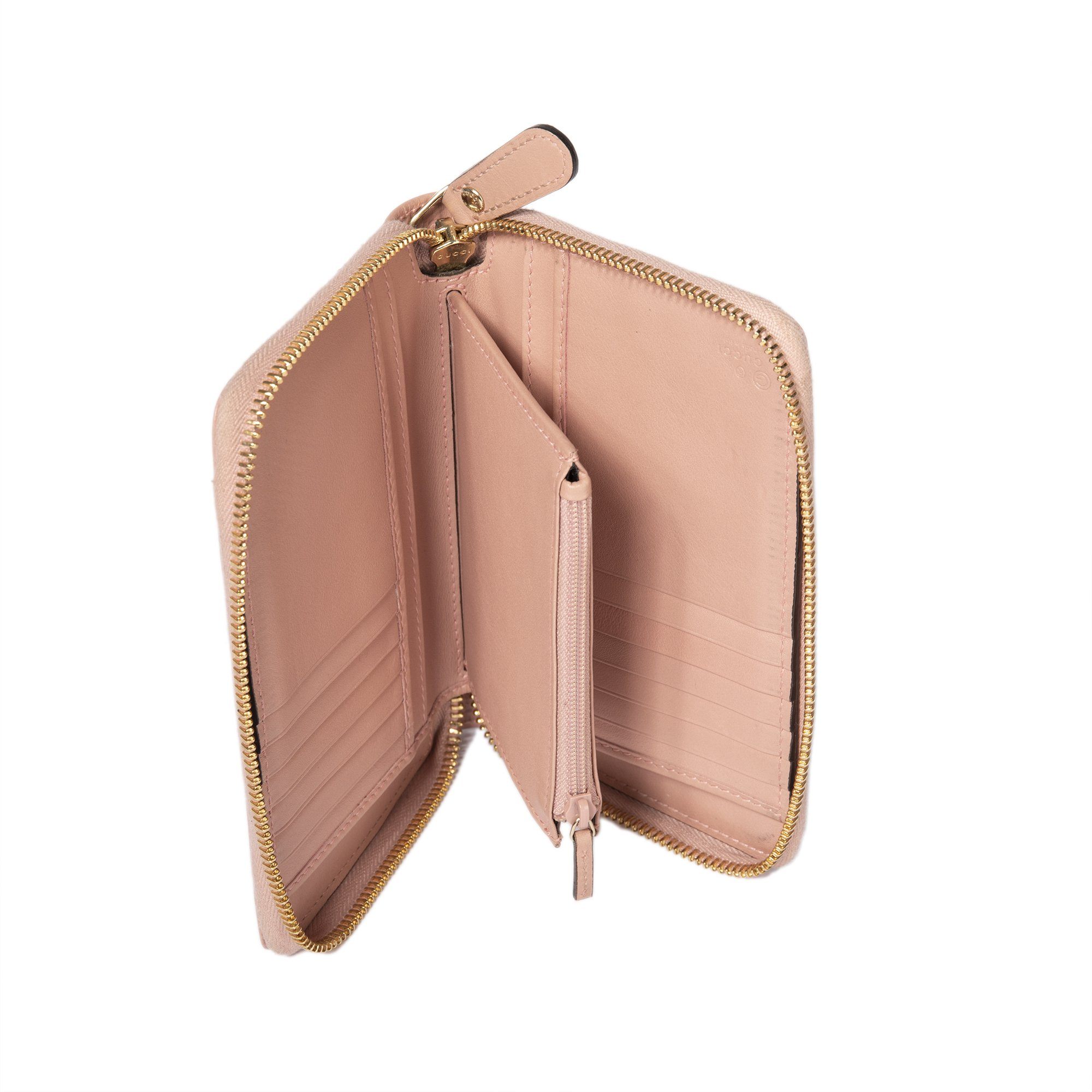 Gucci Microguccissima Zip Around Wallet