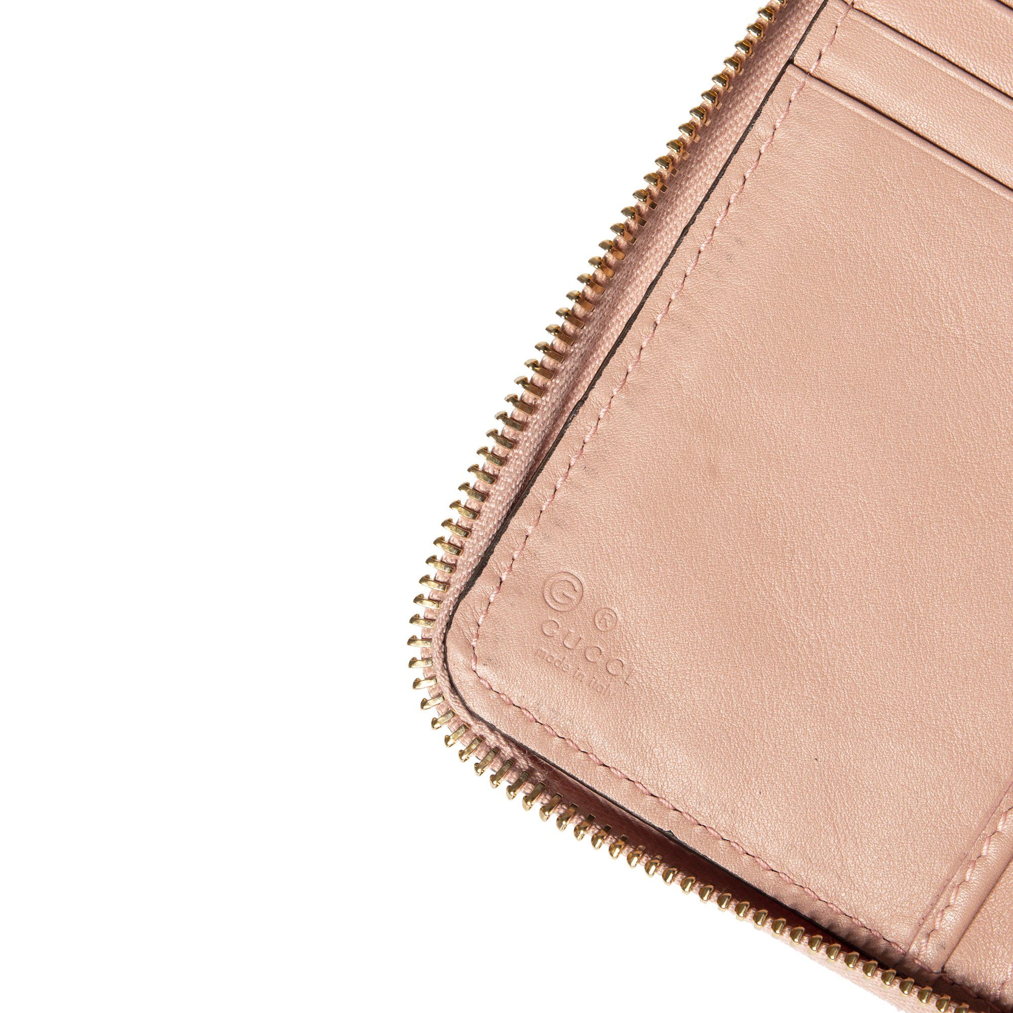 Gucci Microguccissima Zip Around Wallet
