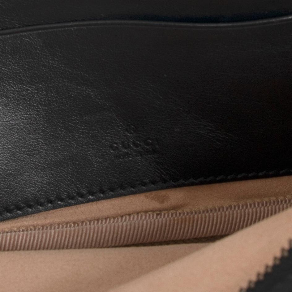 Gucci Mini GG Marmont Triple-Zip Camera Chain Bag w/ Box