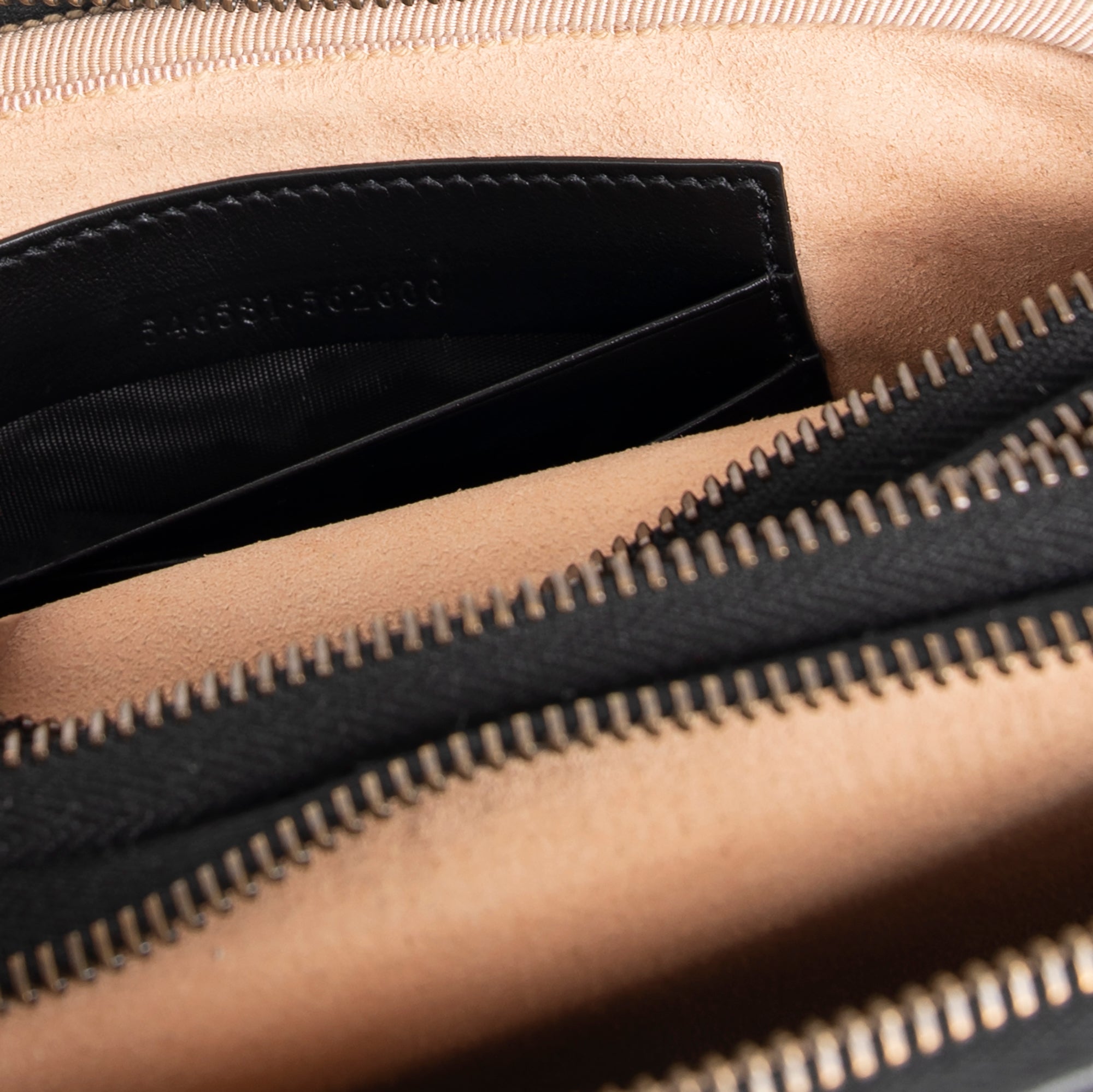 Gucci Mini GG Marmont Triple-Zip Camera Chain Bag w/ Box