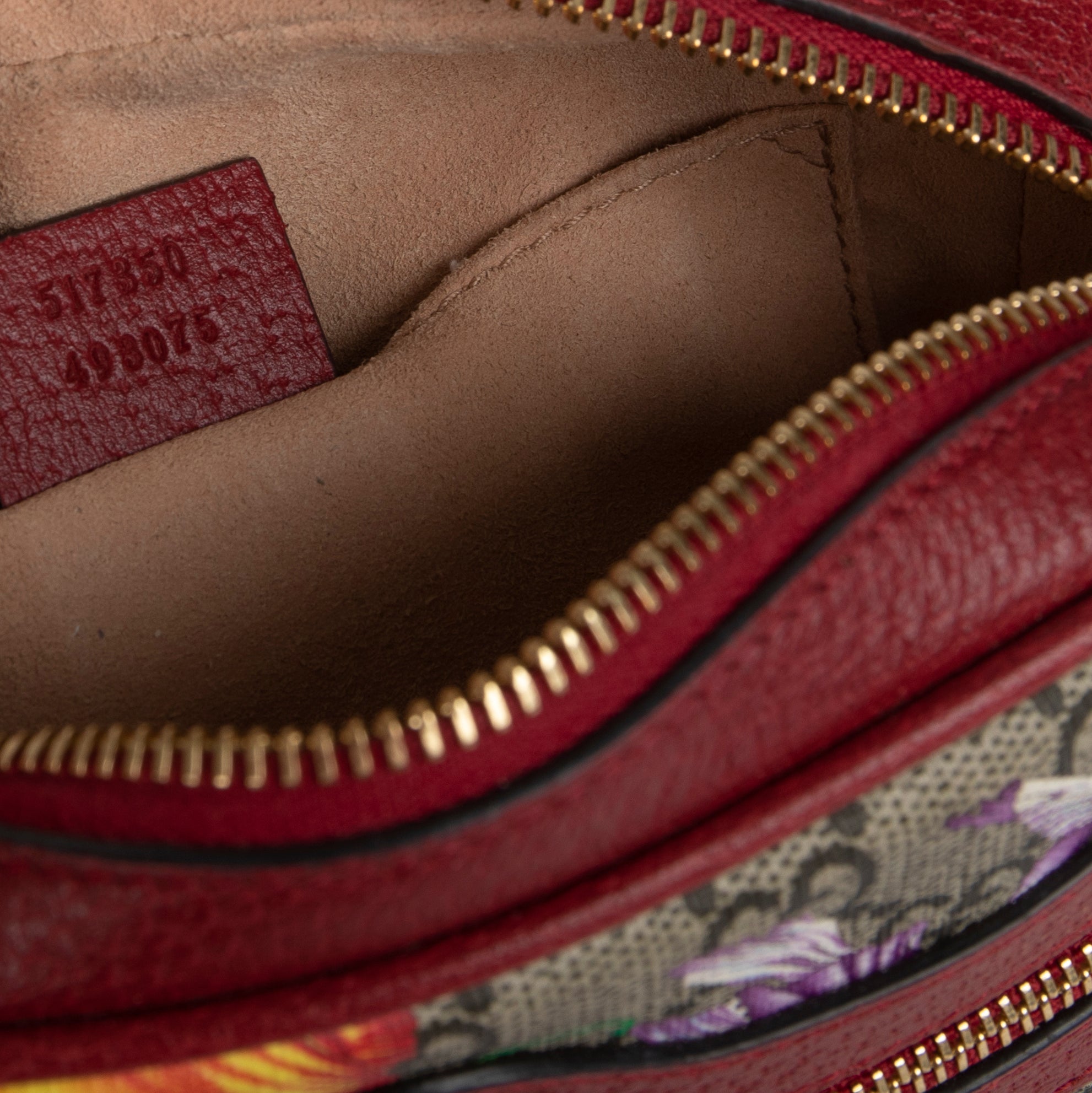 Gucci Mini GG Supreme Flora Ophidia Crossbody Bag