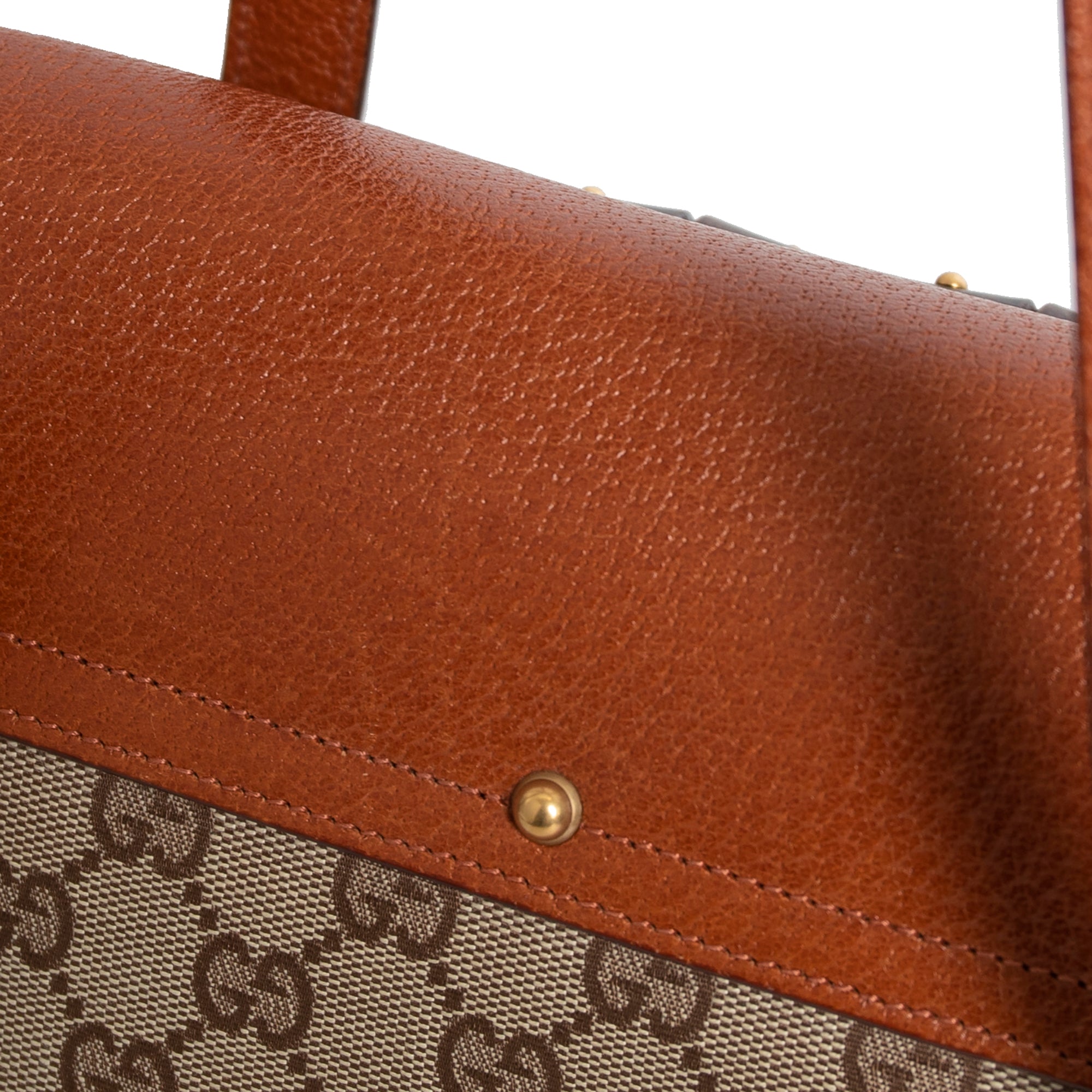 Gucci Monogram Bamboo Bullet Satchel