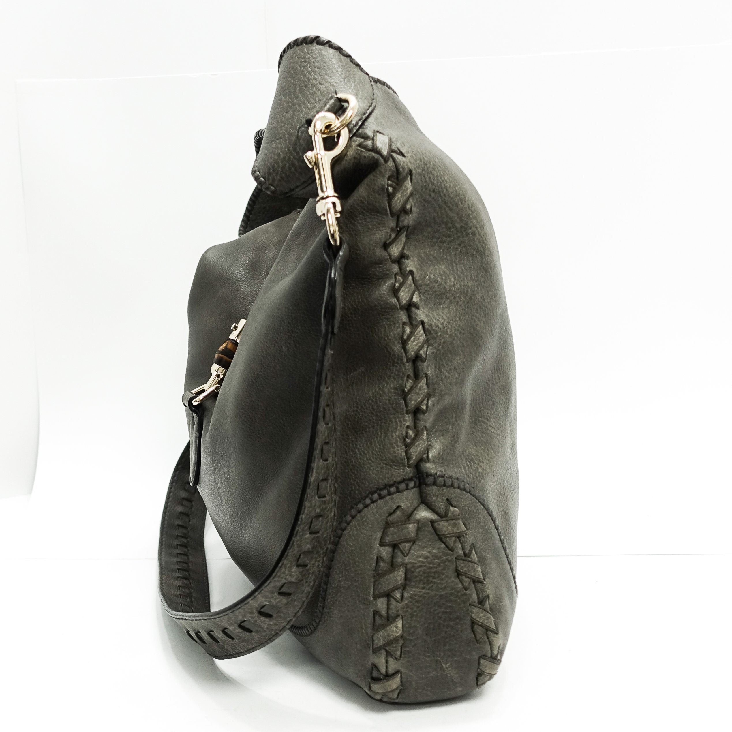Gucci New Jackie Leather Shoulder Bag