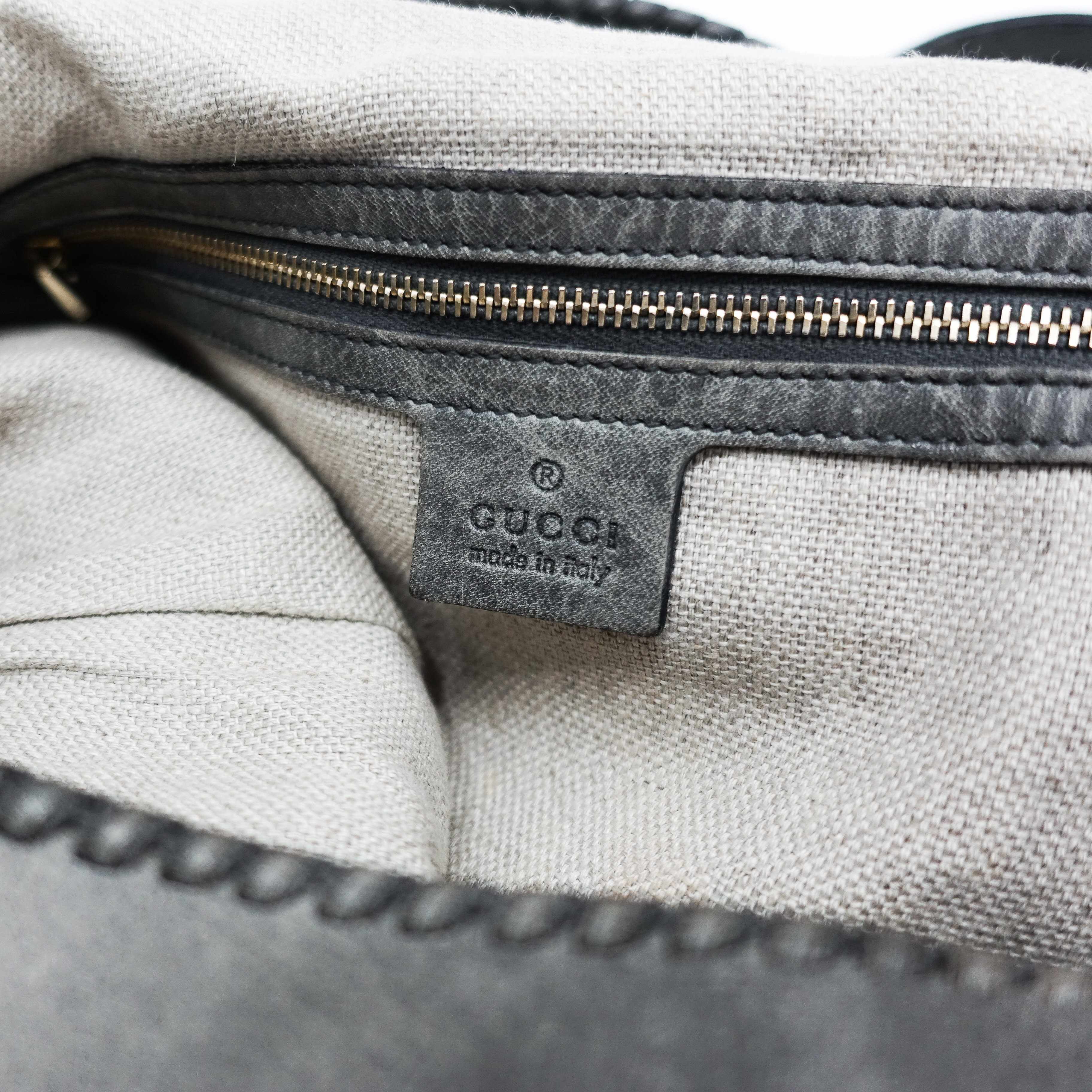 Gucci New Jackie Leather Shoulder Bag
