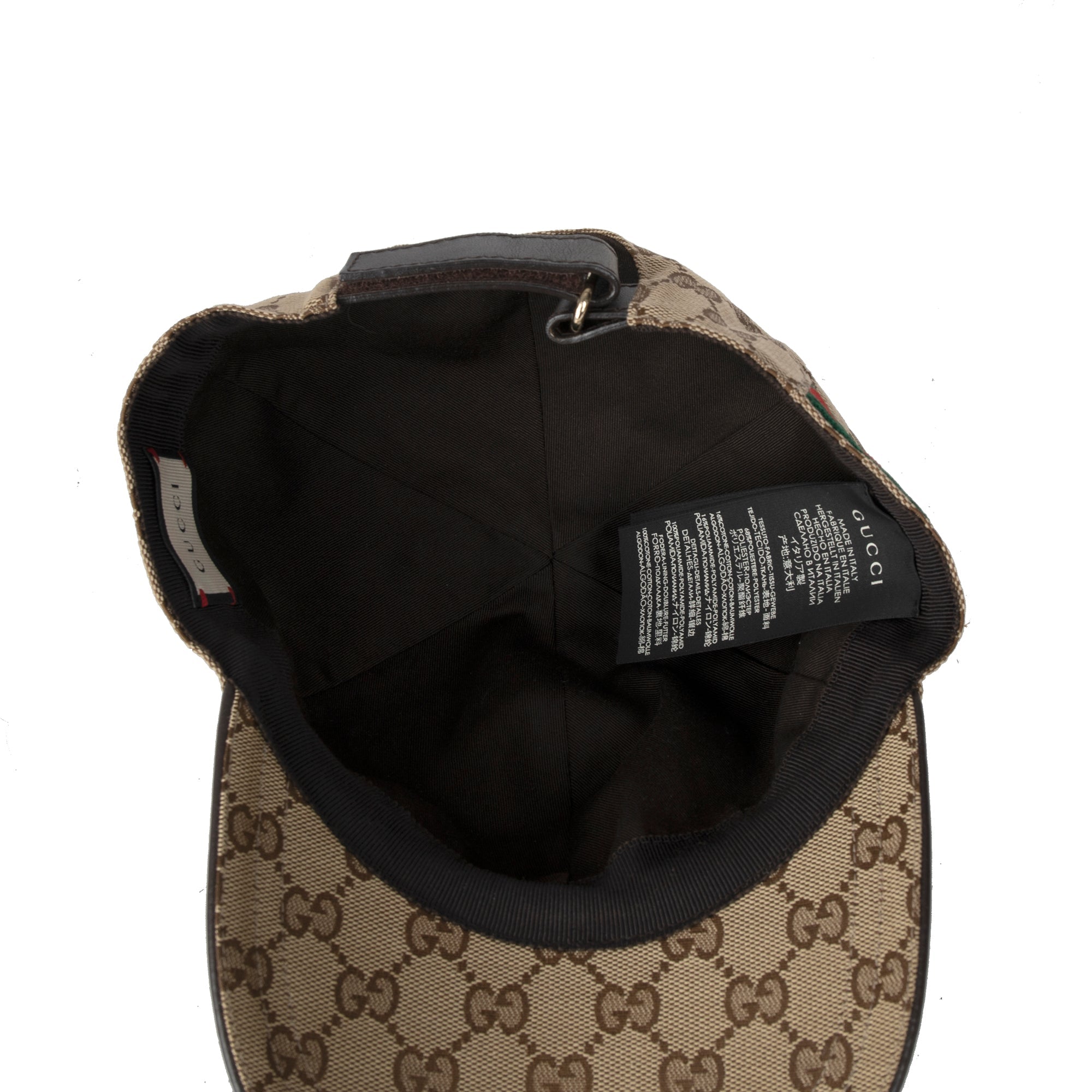 Gucci Original GG Canvas Baseball Hat with Web