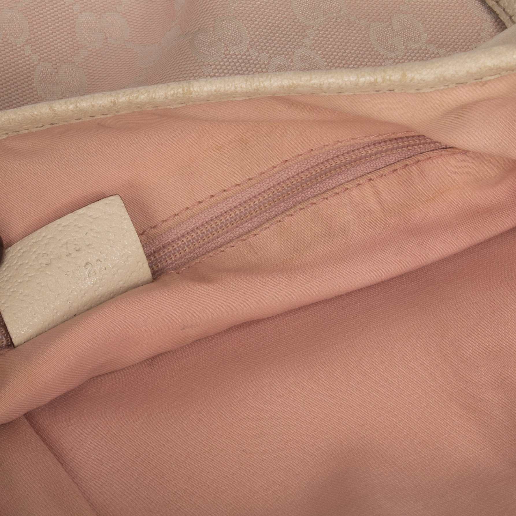 Gucci Pink Medium GG Canvas Abbey Shoulder Bag