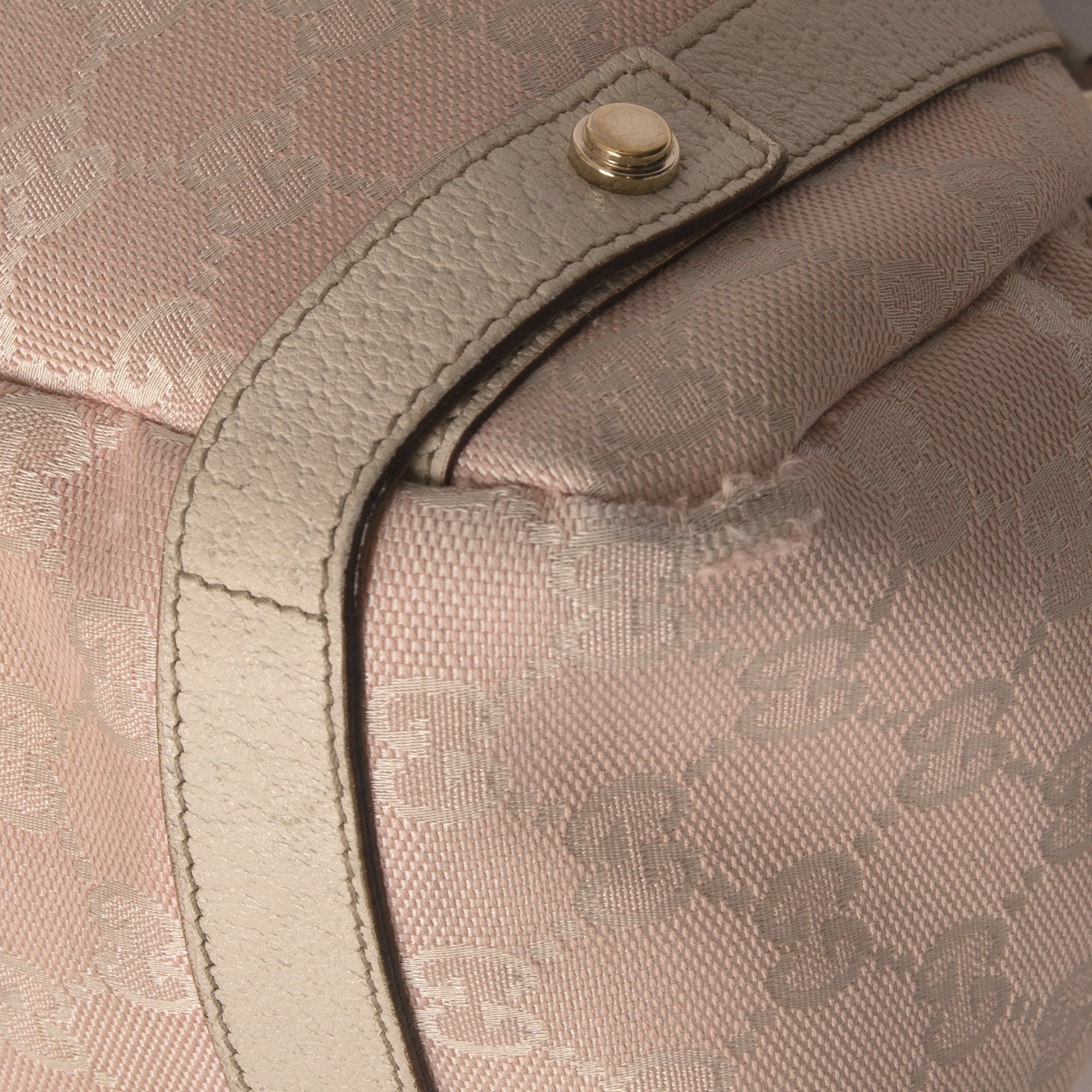 Gucci Pink Medium GG Canvas Abbey Shoulder Bag