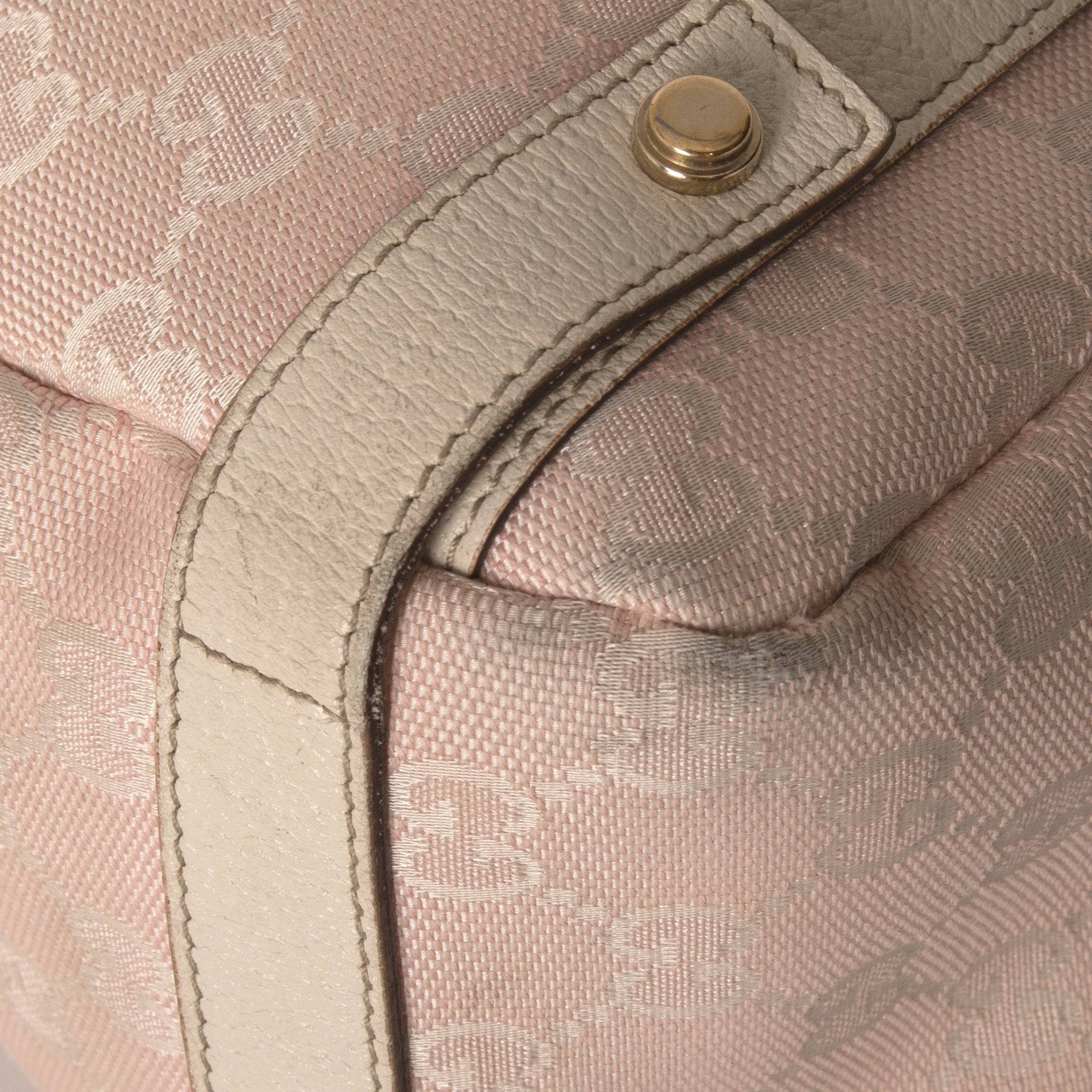 Gucci Pink Medium GG Canvas Abbey Shoulder Bag