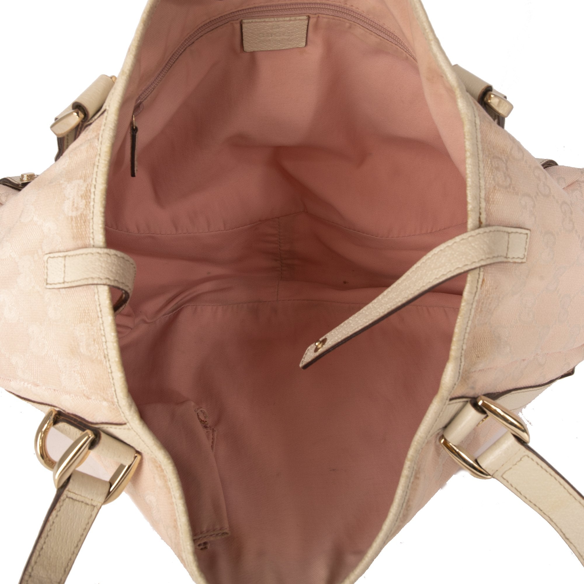 Gucci Pink Medium GG Canvas Abbey Shoulder Bag