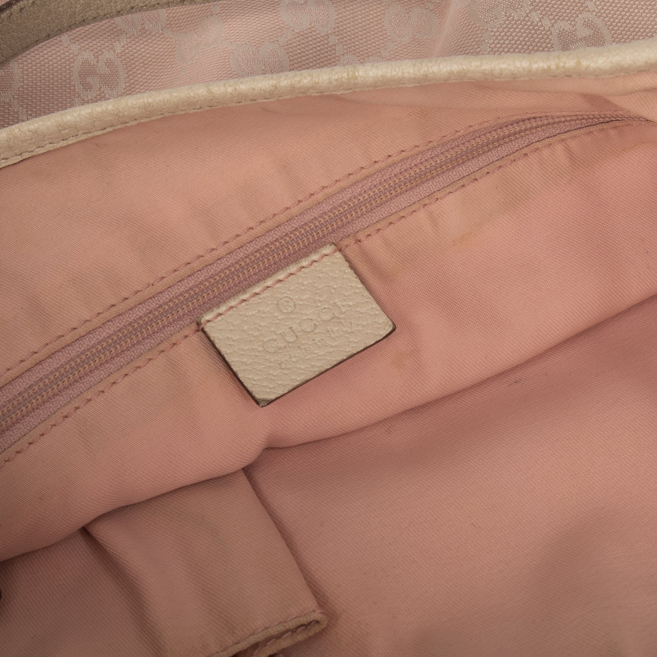 Gucci Pink Medium GG Canvas Abbey Shoulder Bag