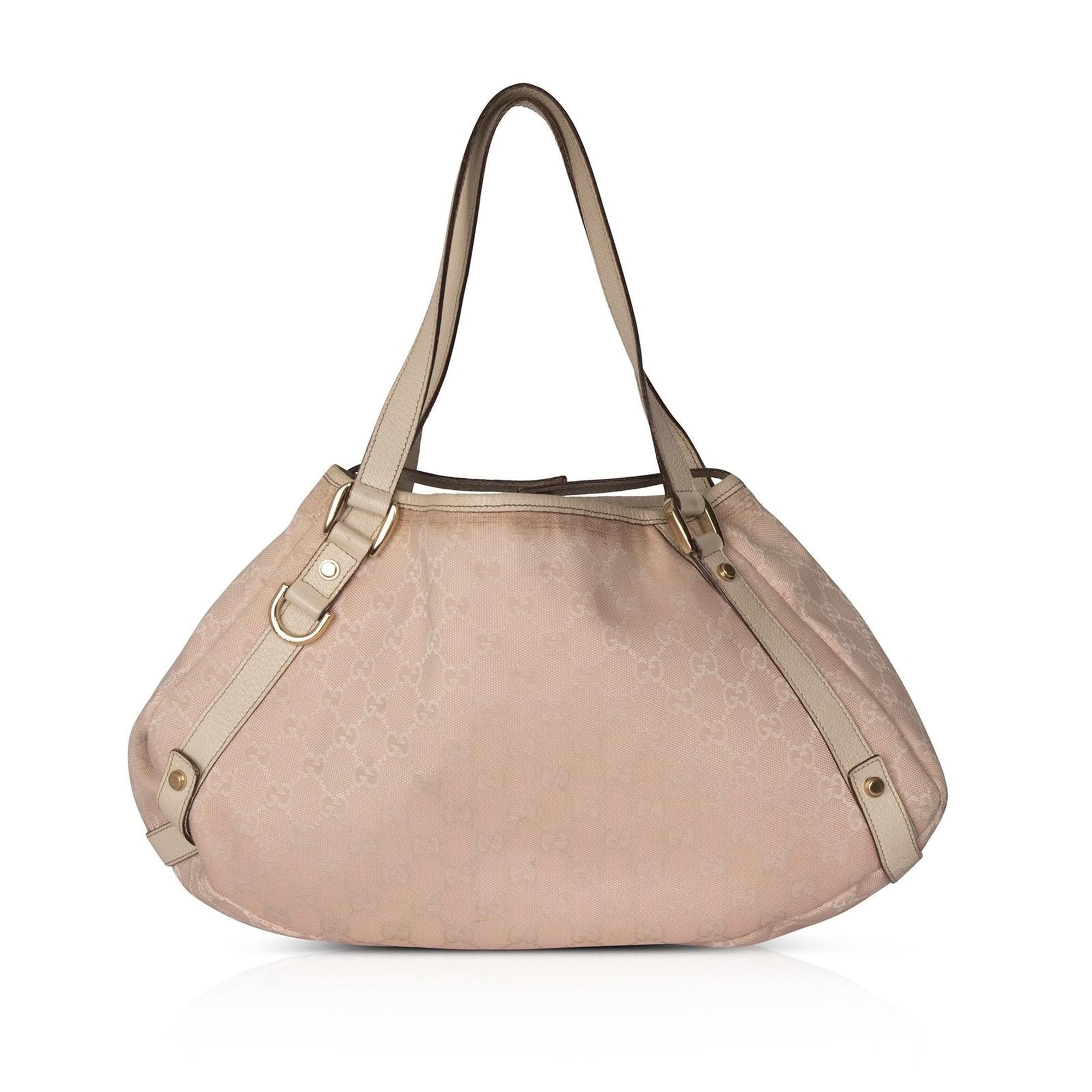 Gucci Pink Medium GG Canvas Abbey Shoulder Bag