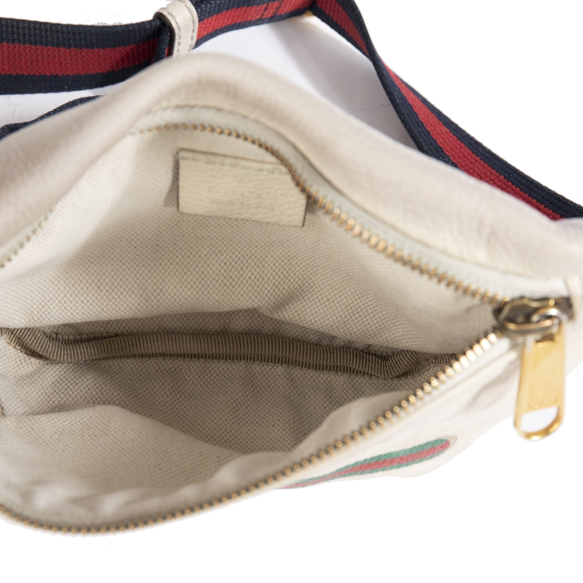 Gucci Print Small Leather Belt Bag