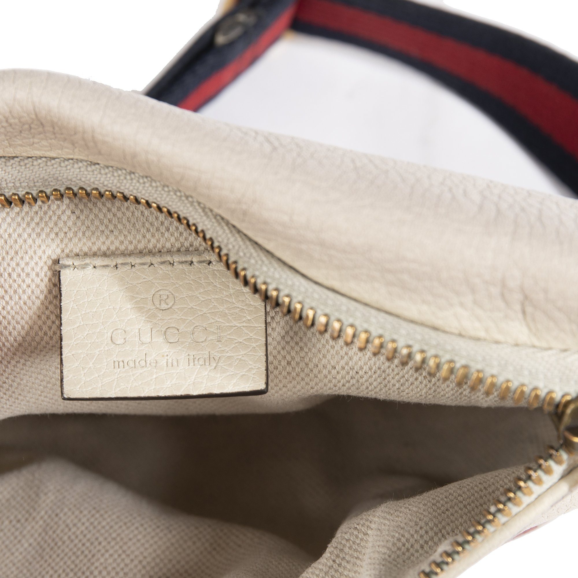 Gucci Print Small Leather Belt Bag