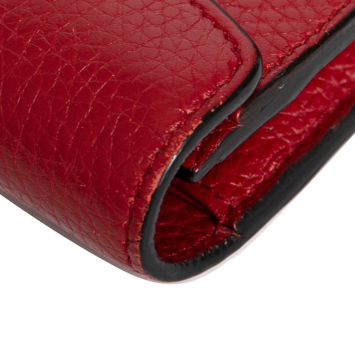 Gucci Red GG Marmont Continental Wallet w/ Box