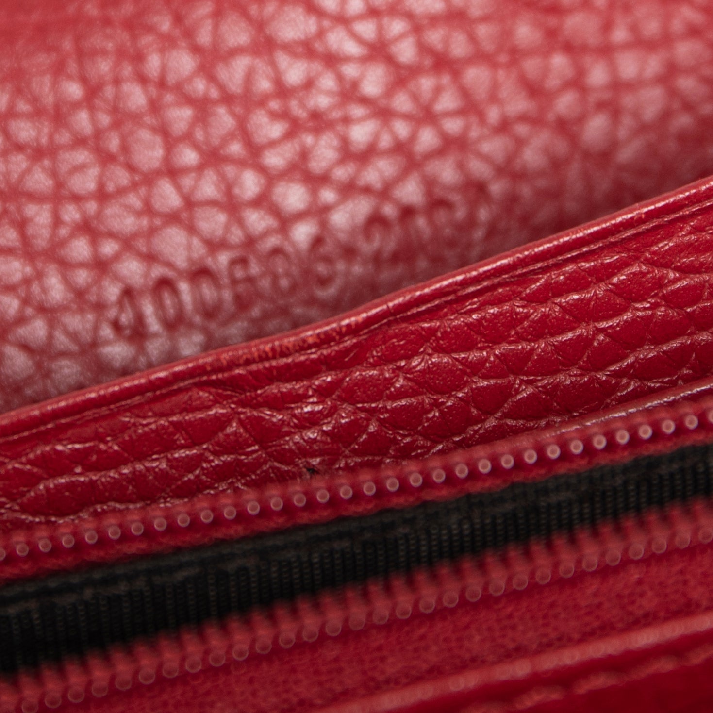 Gucci Red GG Marmont Continental Wallet w/ Box