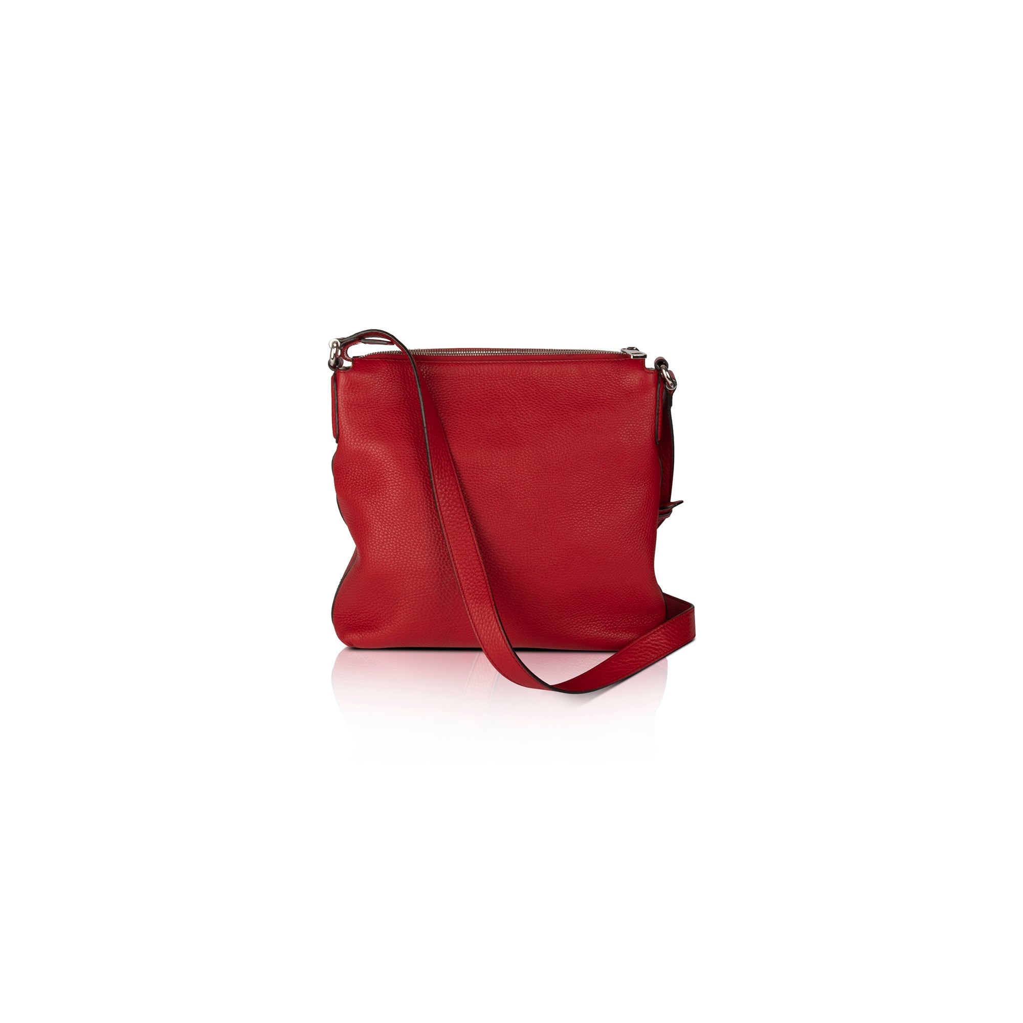 Gucci Red Soho Medium Messenger Bag w/ Box