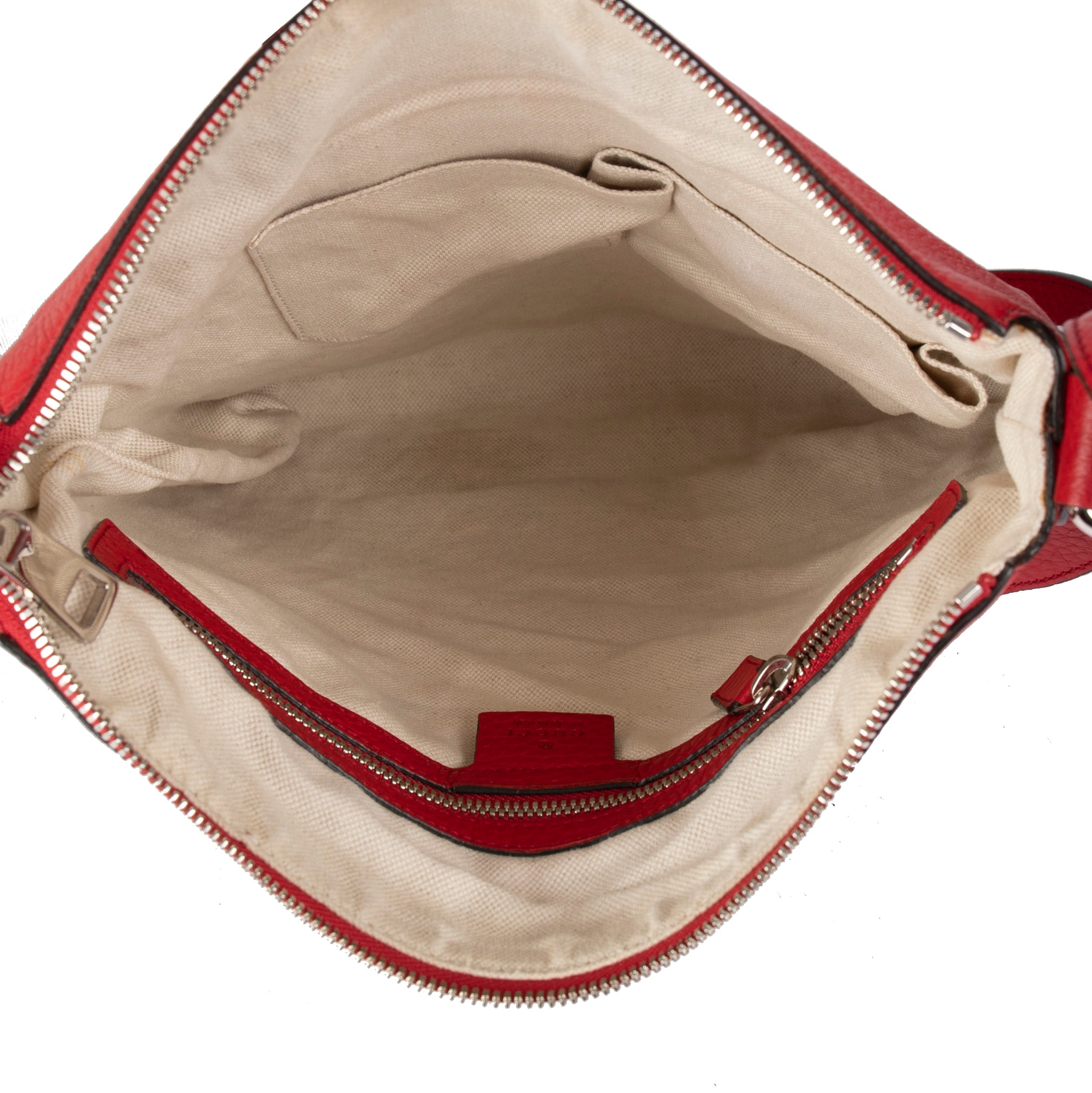 Gucci Red Soho Medium Messenger Bag w/ Box