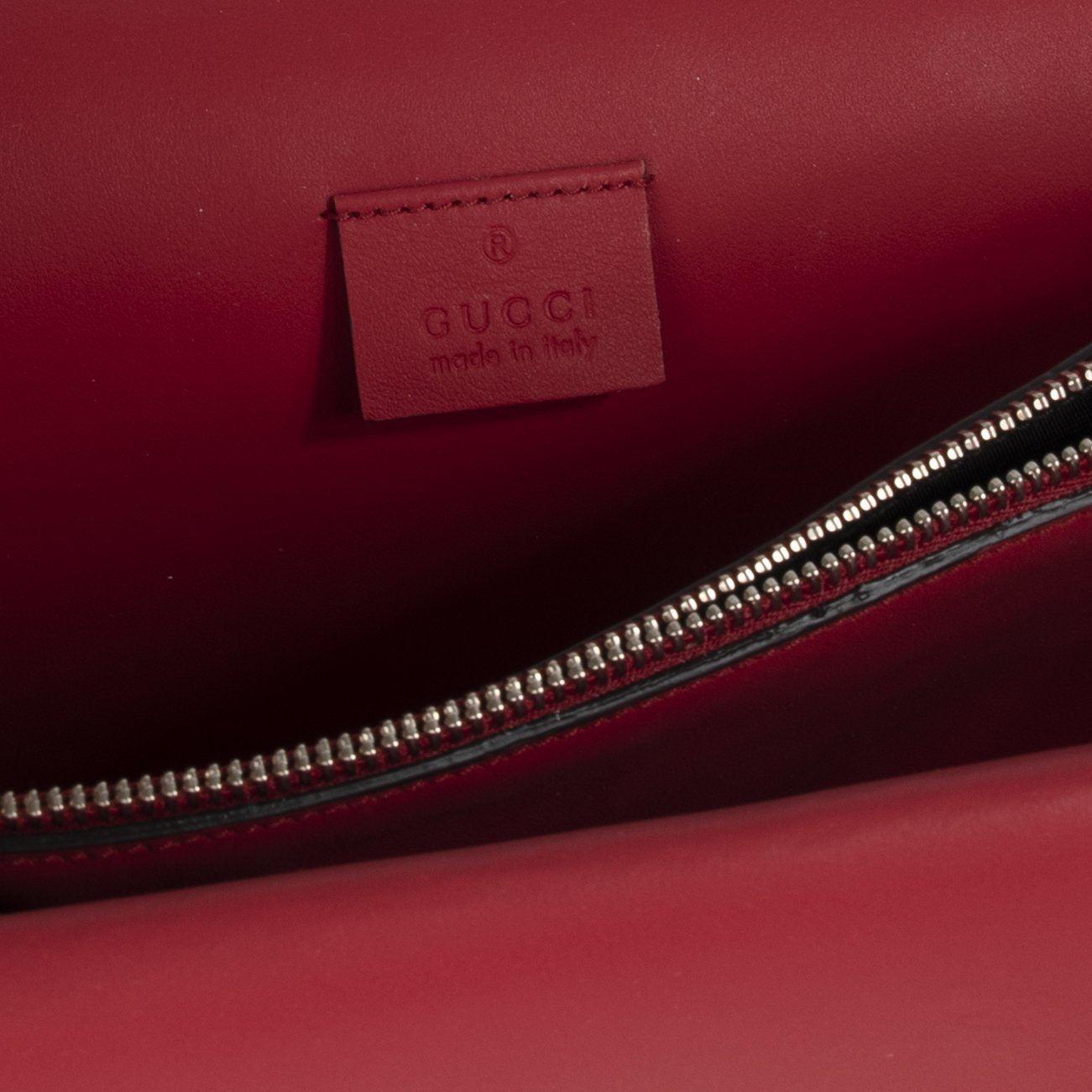 Gucci Red Suede Dionysus Medium Shoulder Bag w/ Box