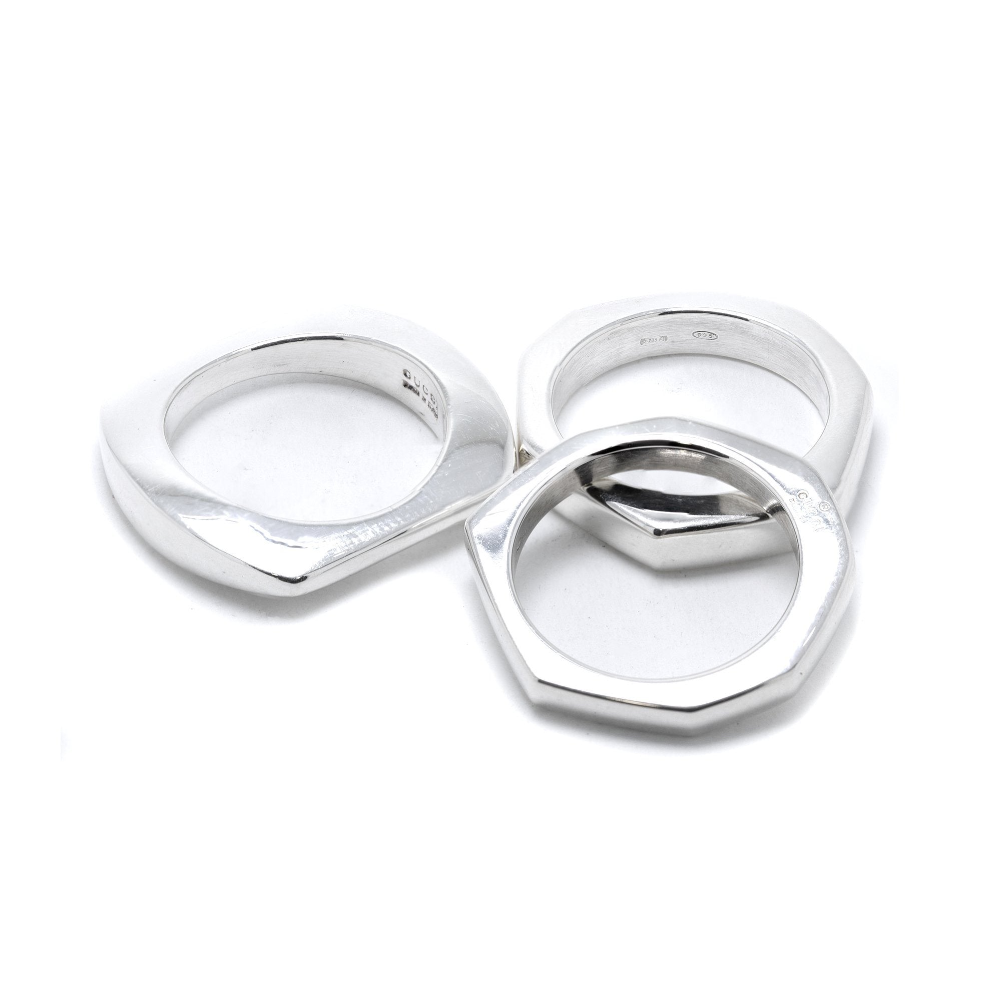 Gucci Set of Three Stackable Bands