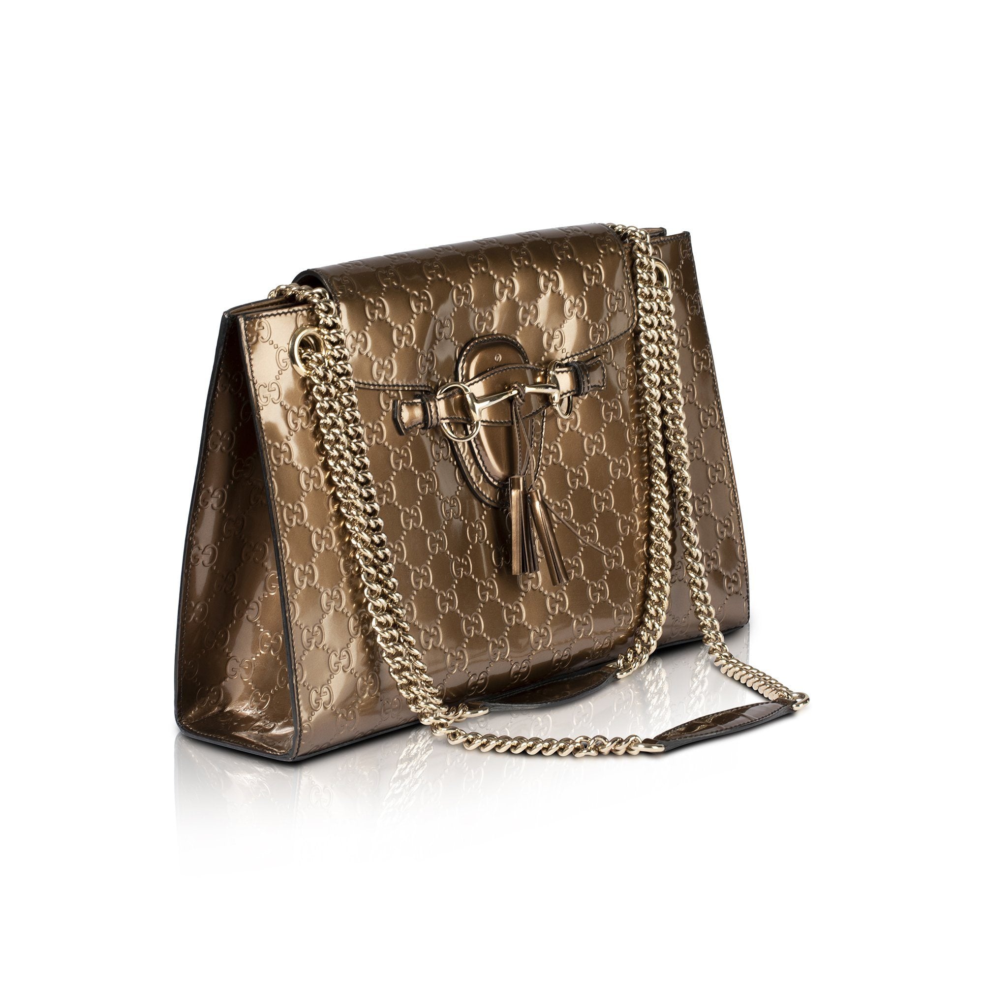 Gucci Signature Large Emily Chain Shoulder Bag