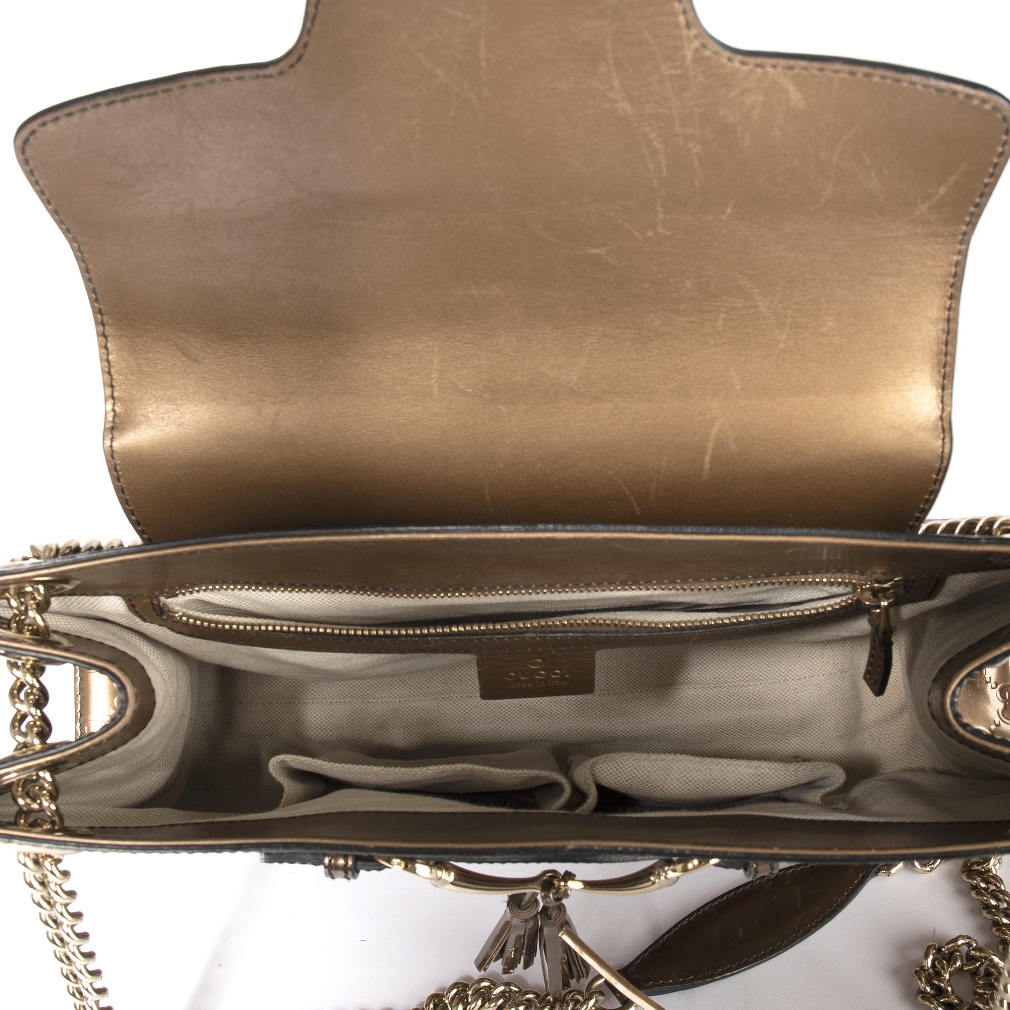 Gucci Signature Large Emily Chain Shoulder Bag