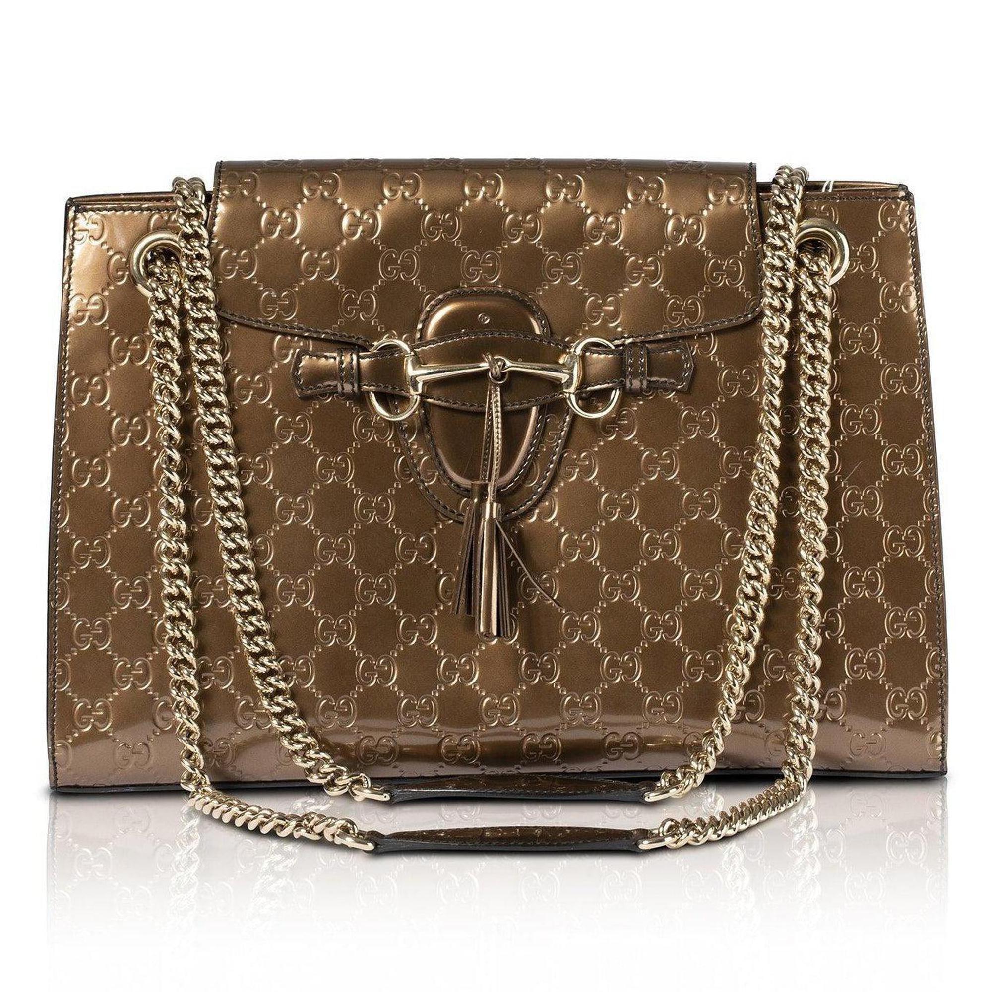Gucci Signature Large Emily Chain Shoulder Bag