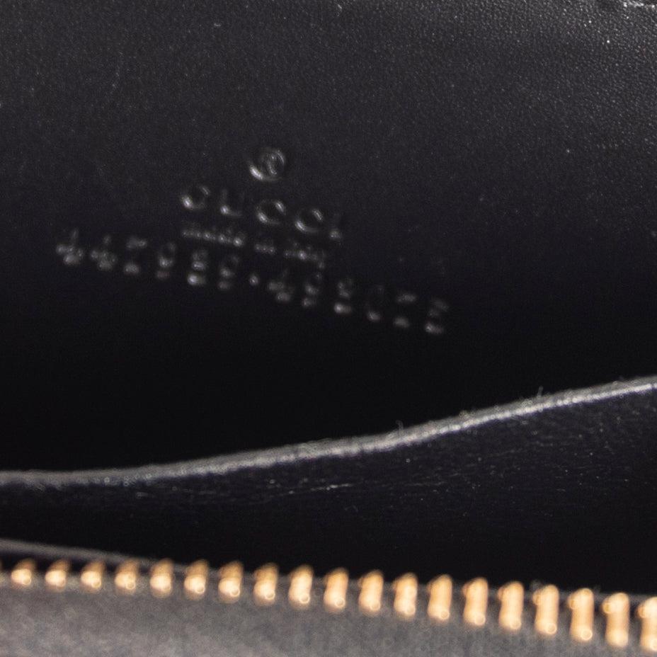 Gucci Signature Leather Card Case w/ Box