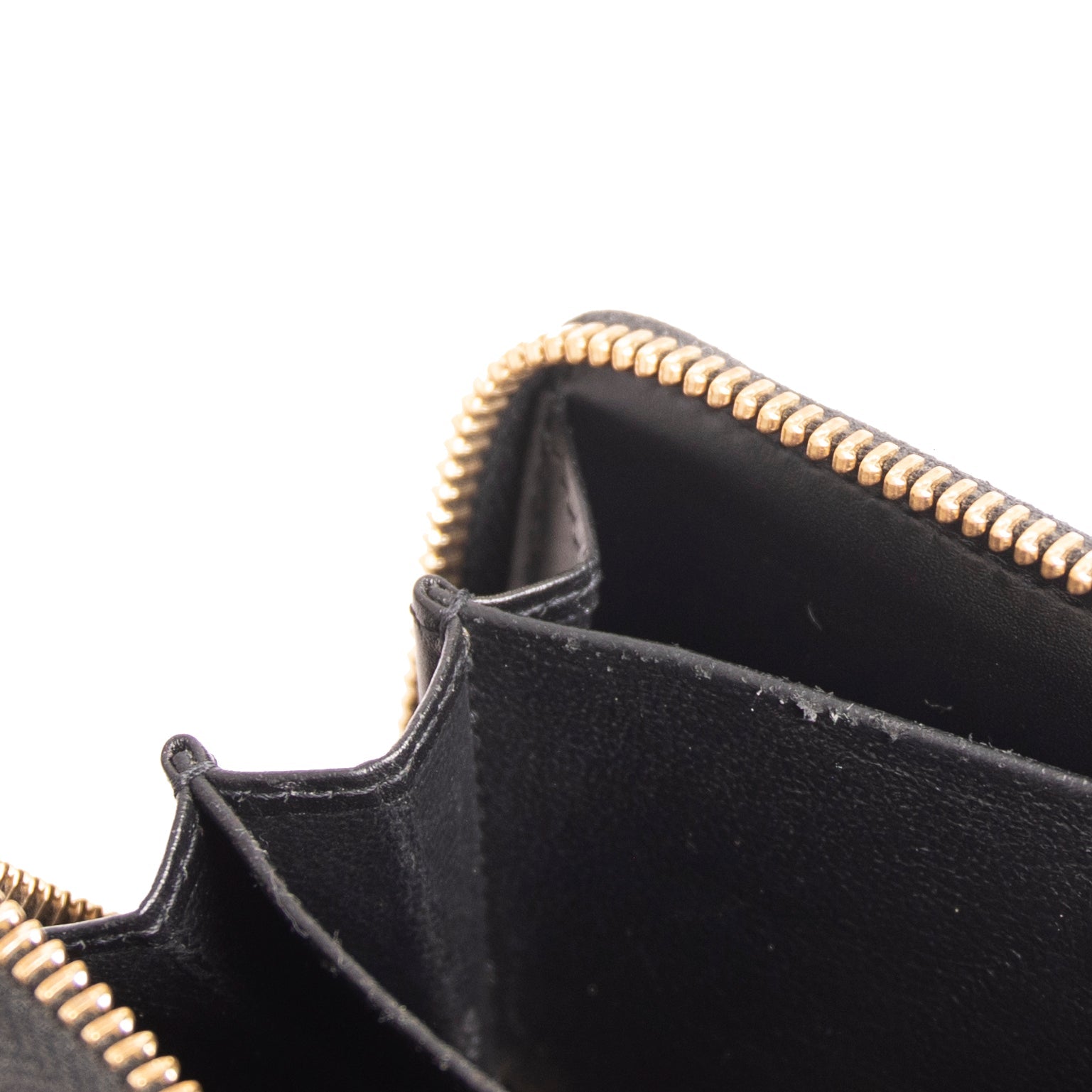 Gucci Signature Leather Card Case w/ Box